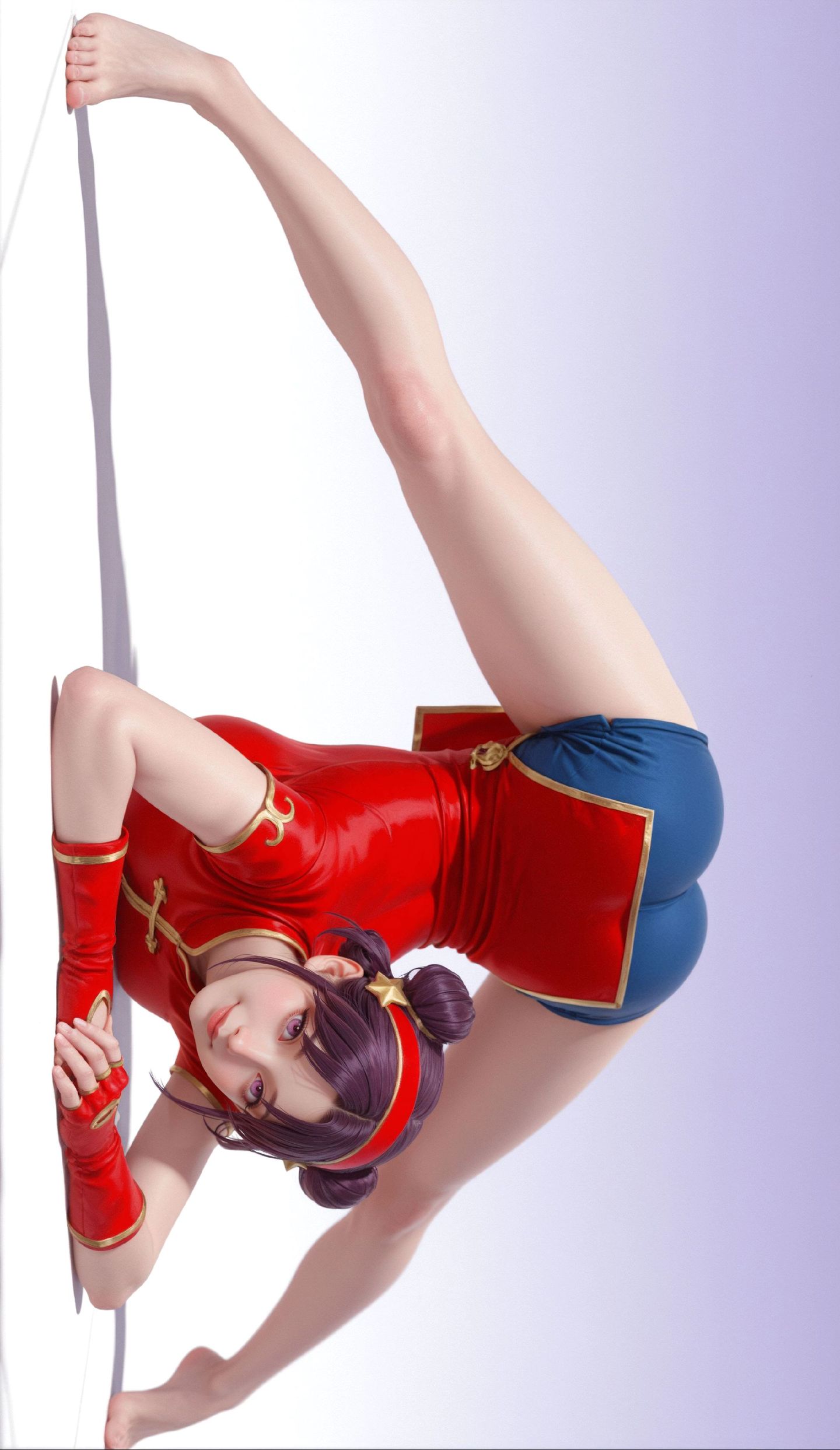 麻宫雅典娜 视觉冲击 性感女神 拳皇 手机壁纸,第4张