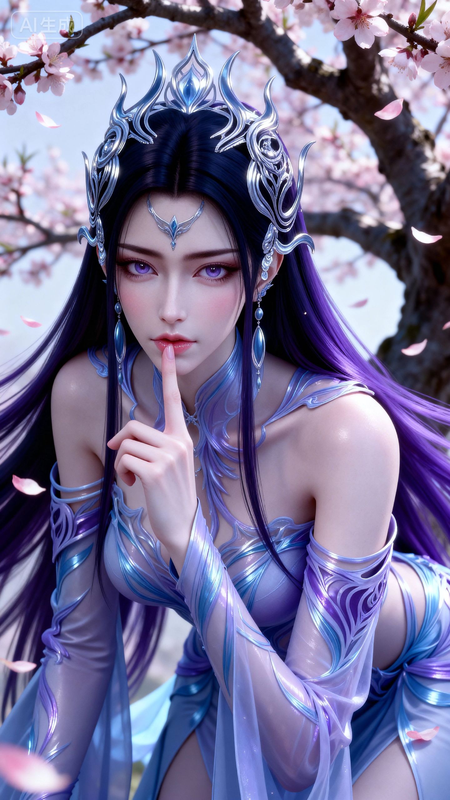 神国之上叶婵宫 国漫女神 壁纸 古风美女 热门推荐,第4张