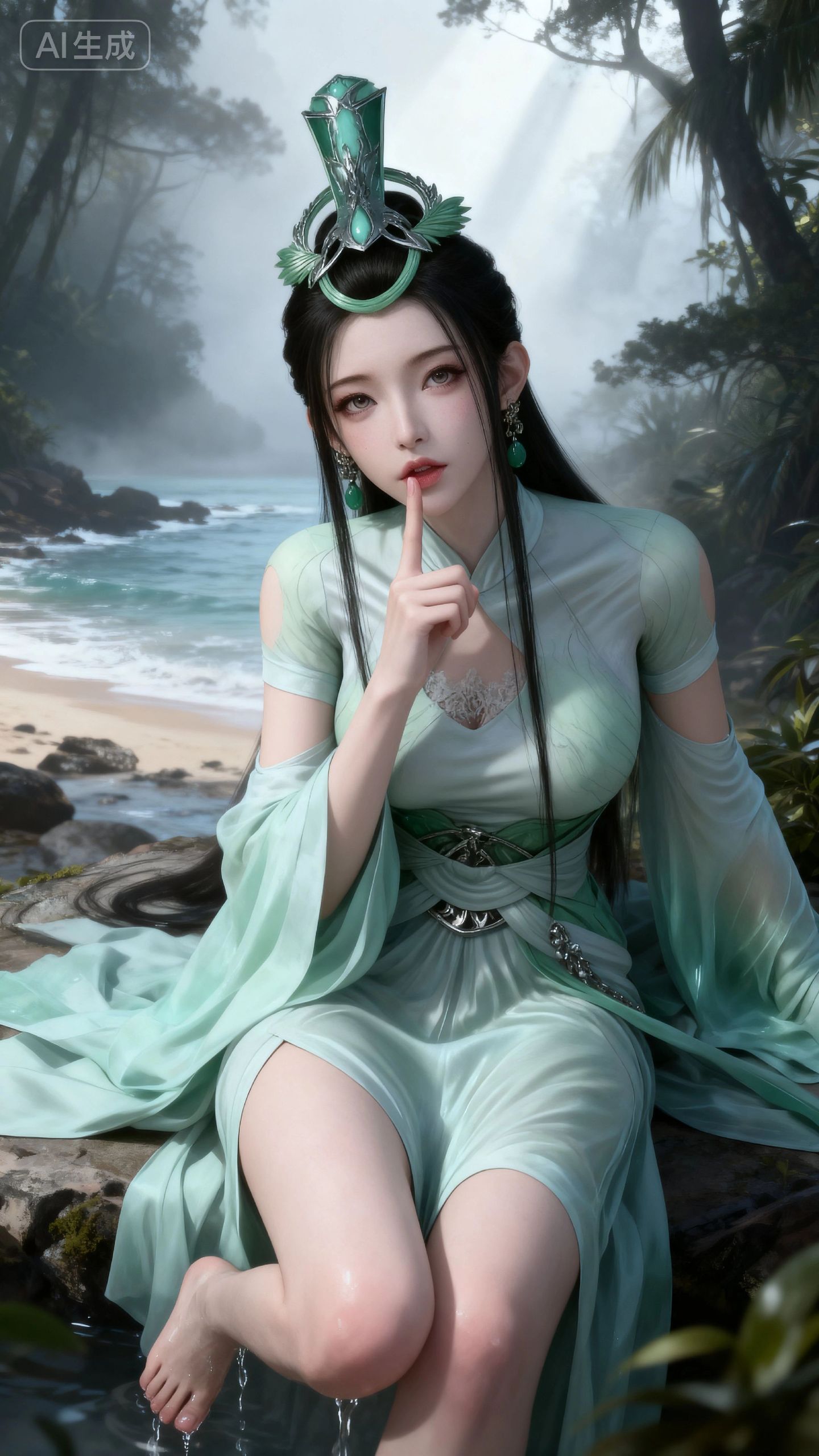 神国之上陆嫁嫁 壁纸 国漫女神 古风美女,第3张