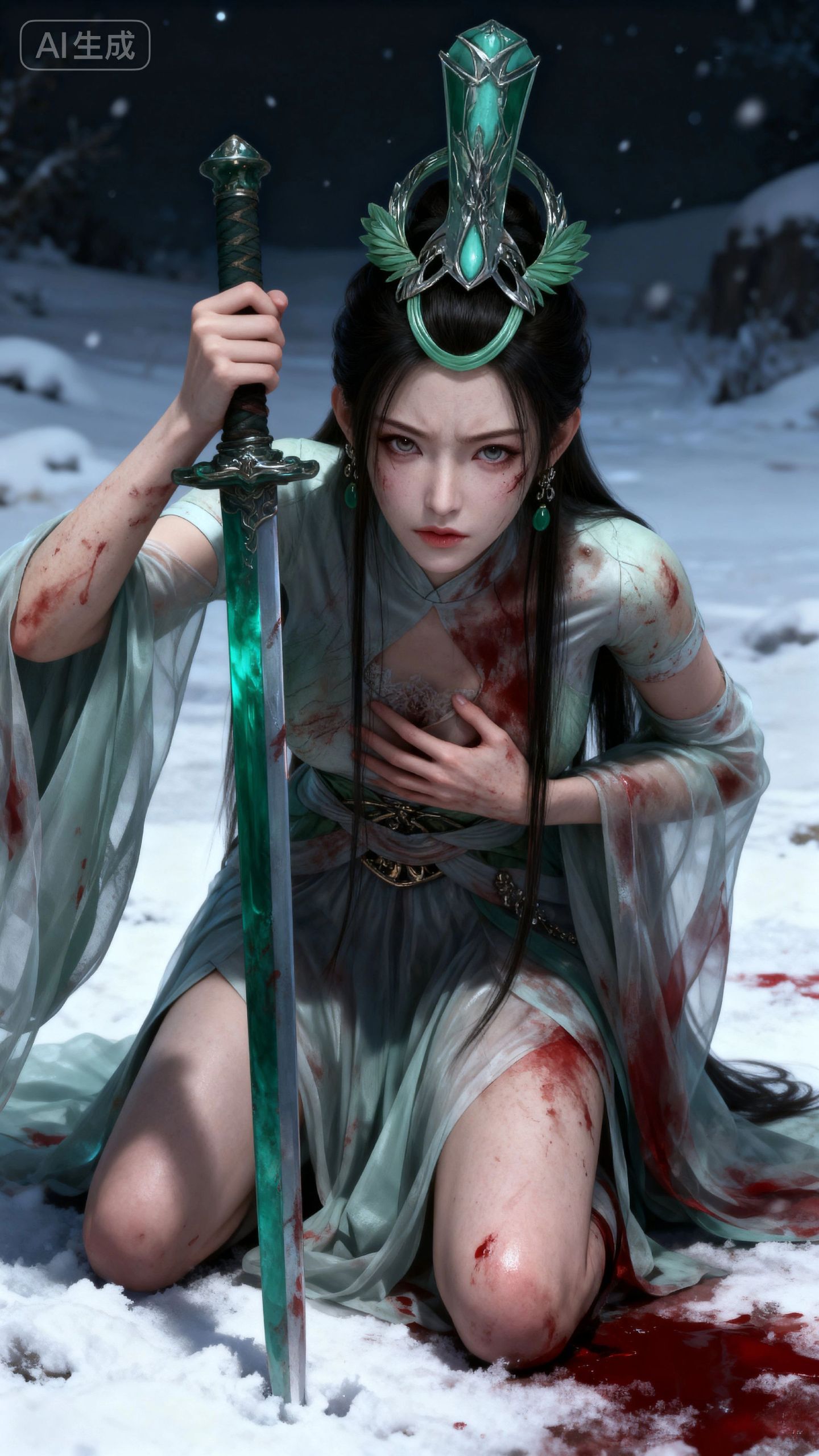 神国之上陆嫁嫁 壁纸 国漫女神 古风美女,第7张