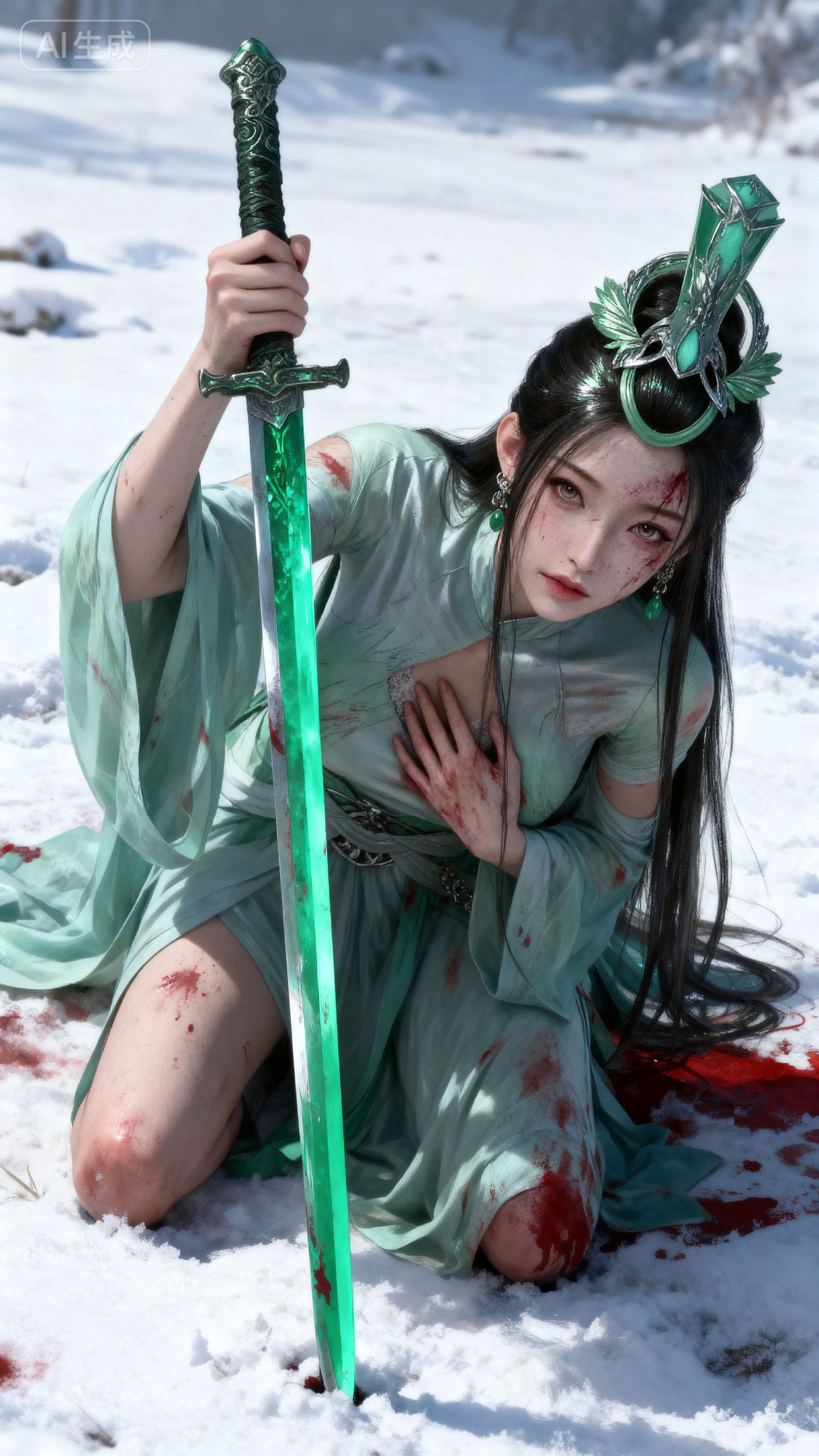 神国之上陆嫁嫁 壁纸 国漫女神 古风美女,第6张
