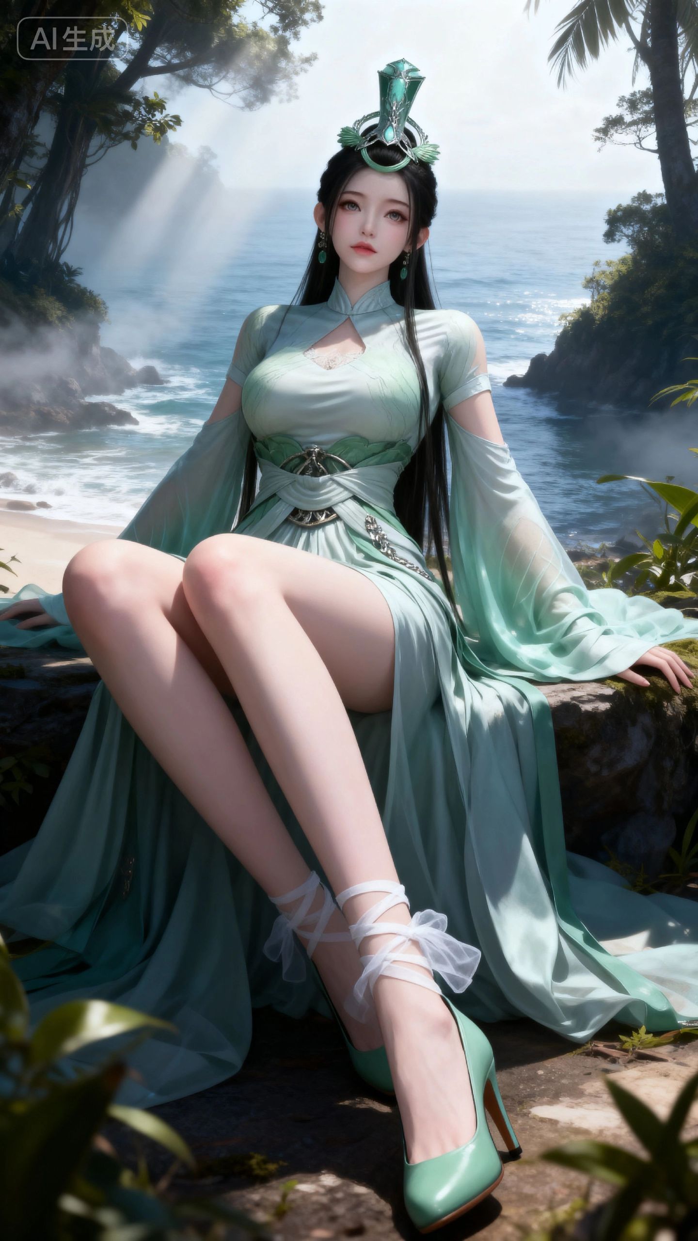 神国之上陆嫁嫁 壁纸 国漫女神 古风美女,第10张