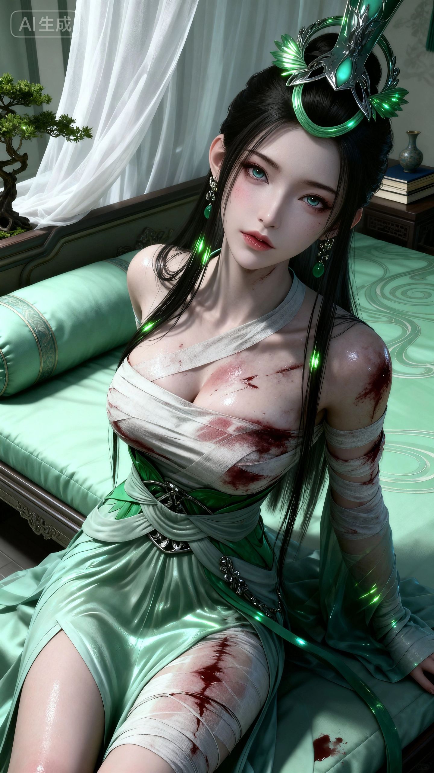 神国之上 战损版的陆嫁嫁 国漫女神图片壁纸分享推荐 热门,第1张