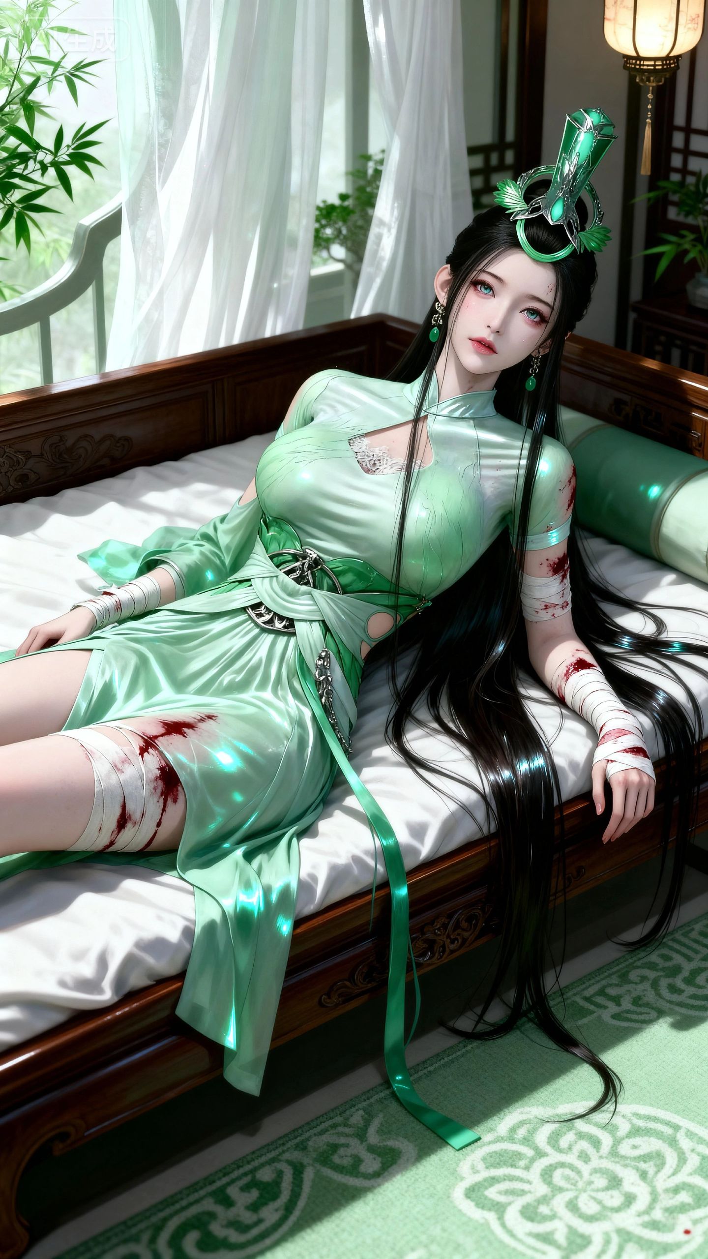 神国之上 战损版的陆嫁嫁 国漫女神图片壁纸分享推荐 热门,第2张