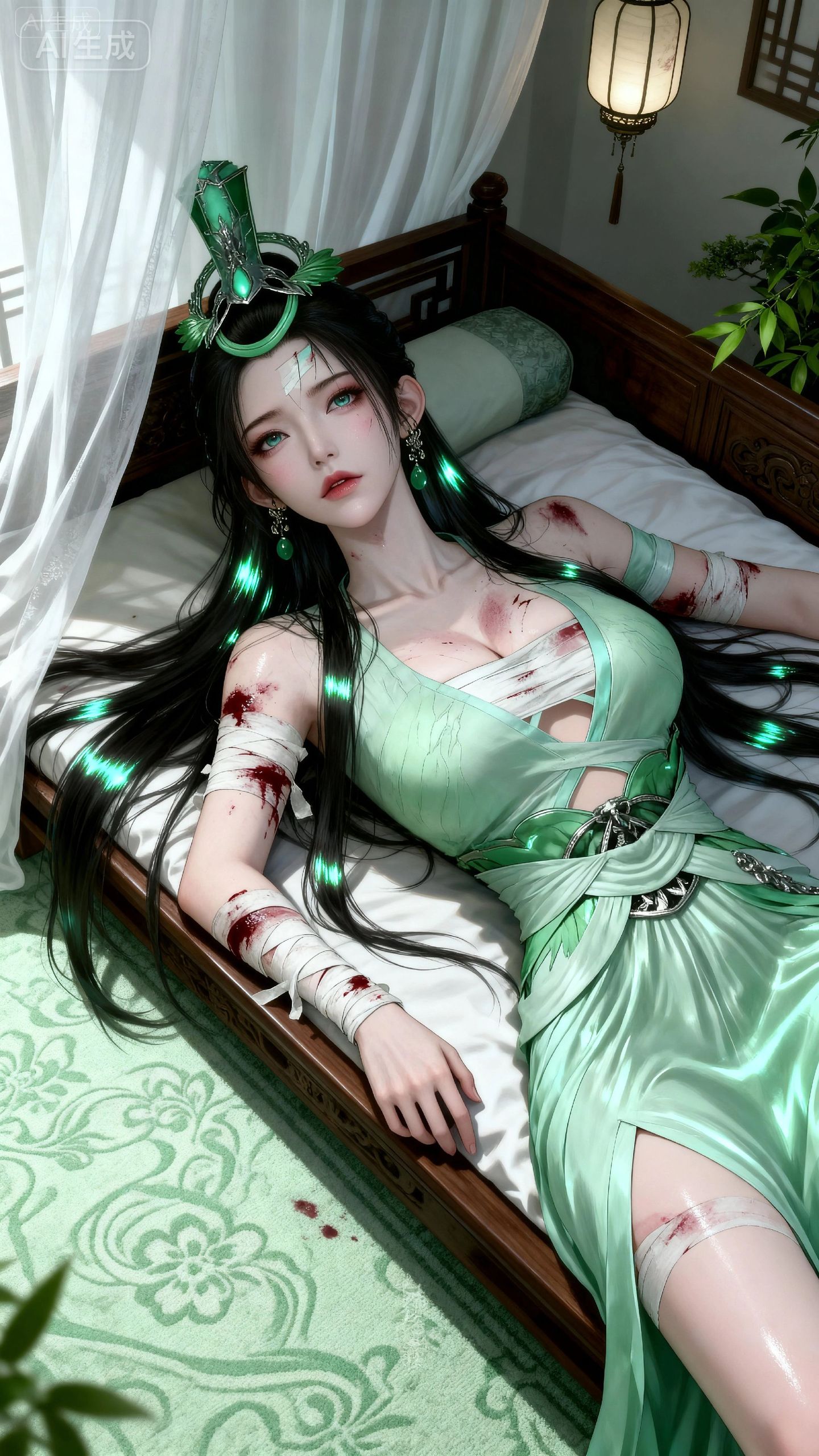 神国之上 战损版的陆嫁嫁 国漫女神图片壁纸分享推荐 热门,第4张