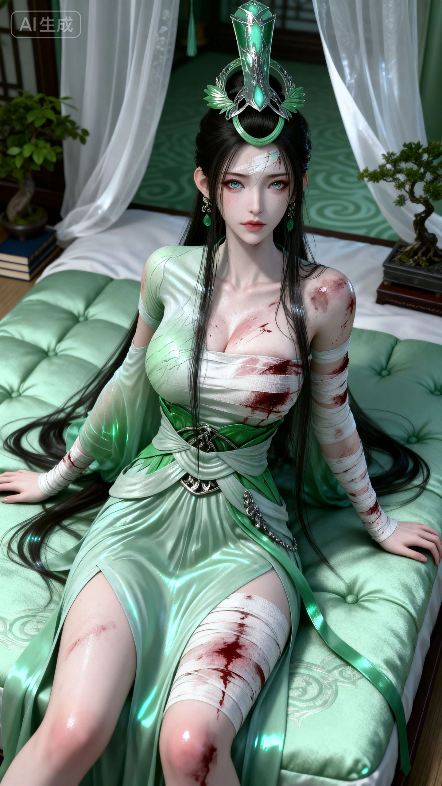 神国之上 战损版的陆嫁嫁 国漫女神图片壁纸分享推荐 热门,第7张