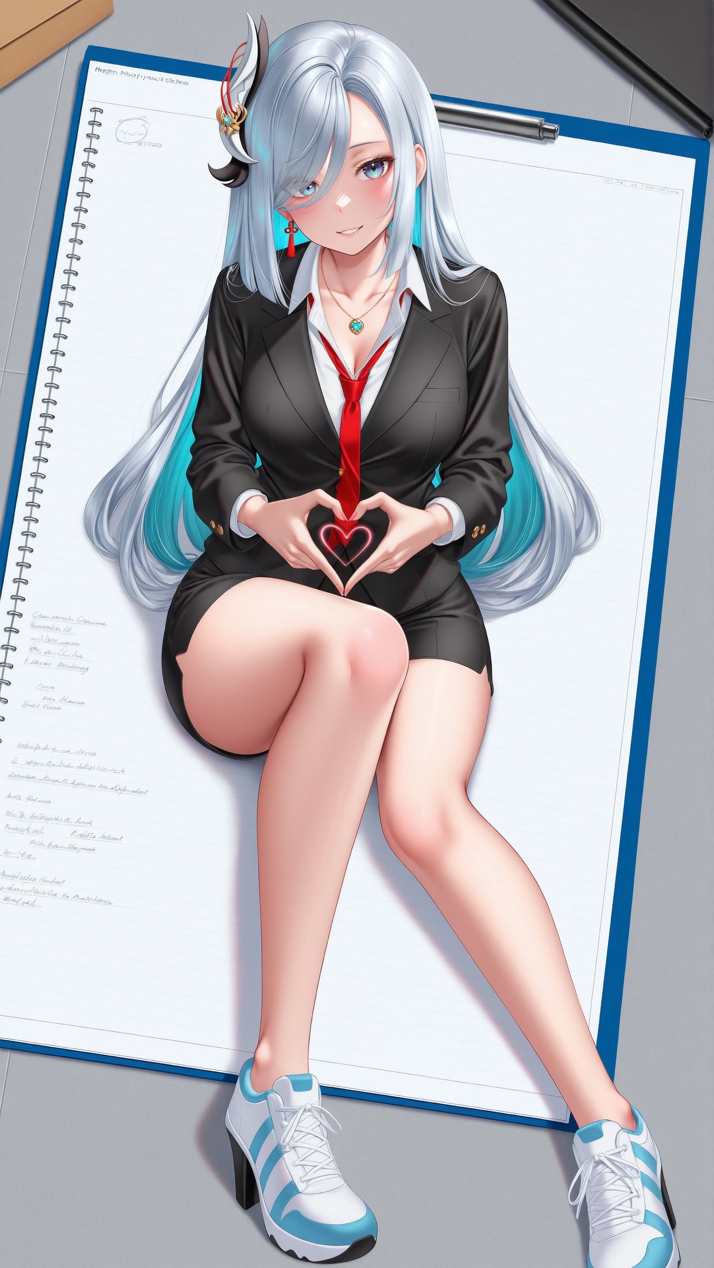 原神申鹤 平面动画风格 二次元游戏壁纸 好看,第3张