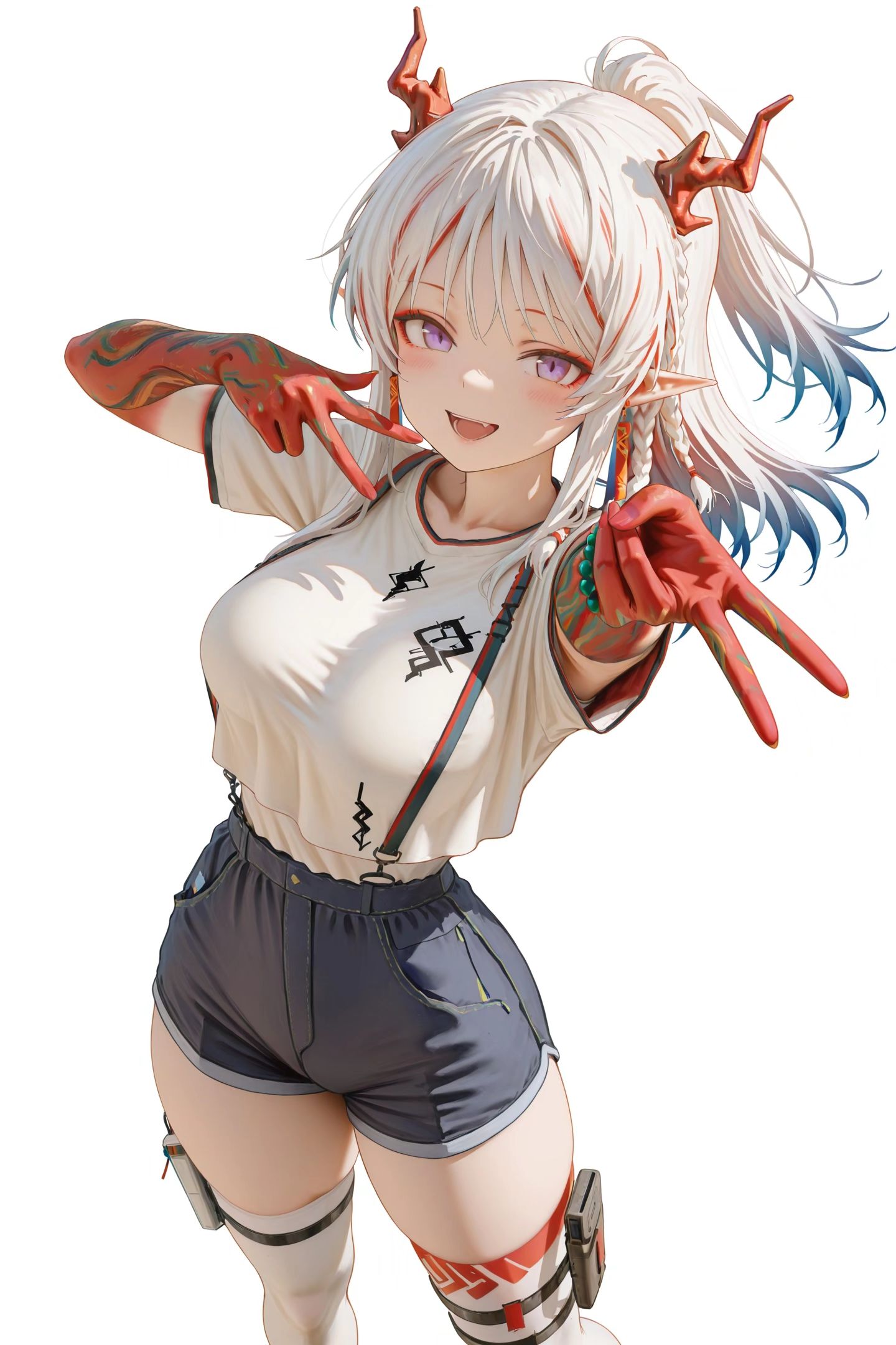 明日方舟年 可爱微胖 调皮二次元游戏角色少女,第2张