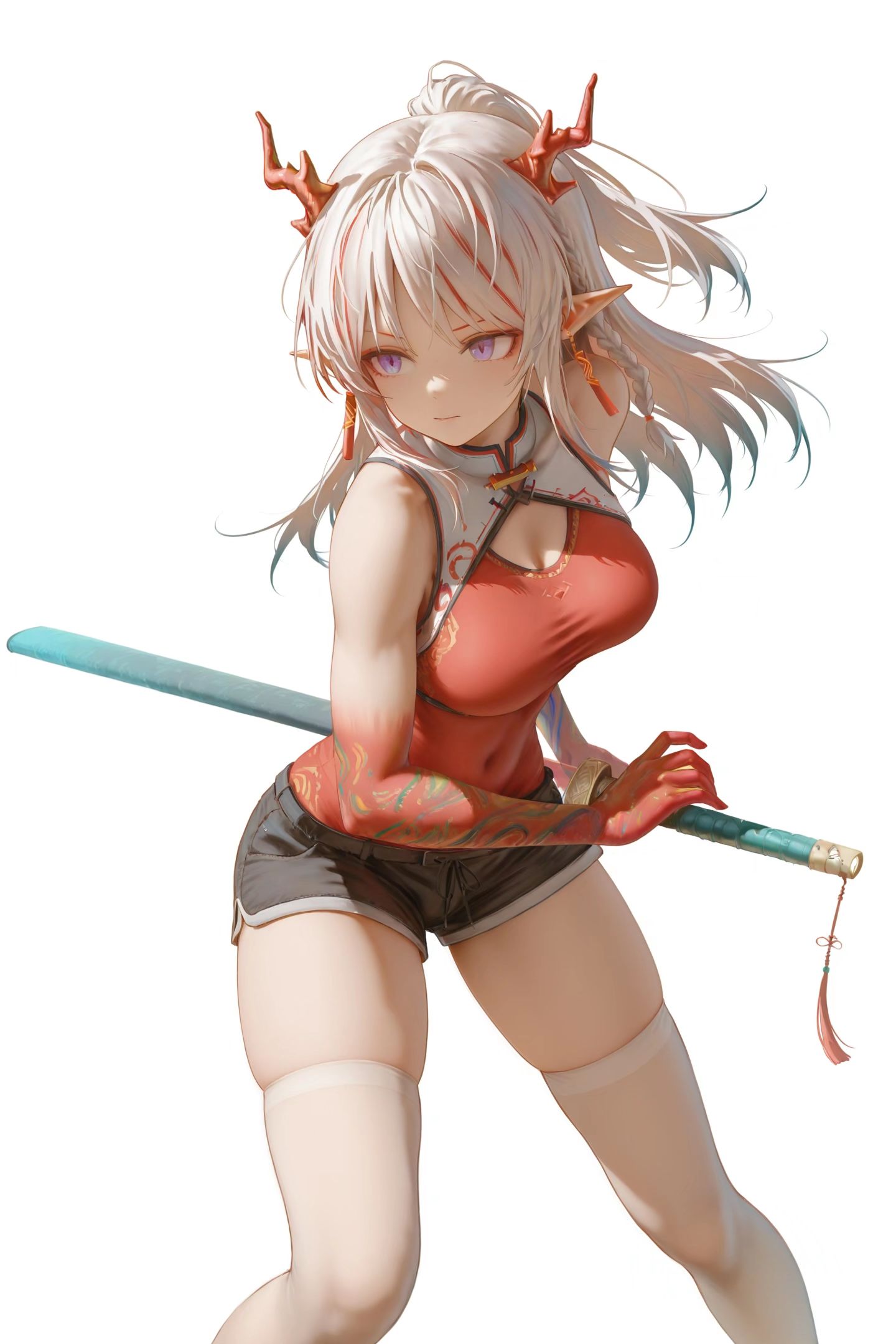 明日方舟年 可爱微胖 调皮二次元游戏角色少女,第5张