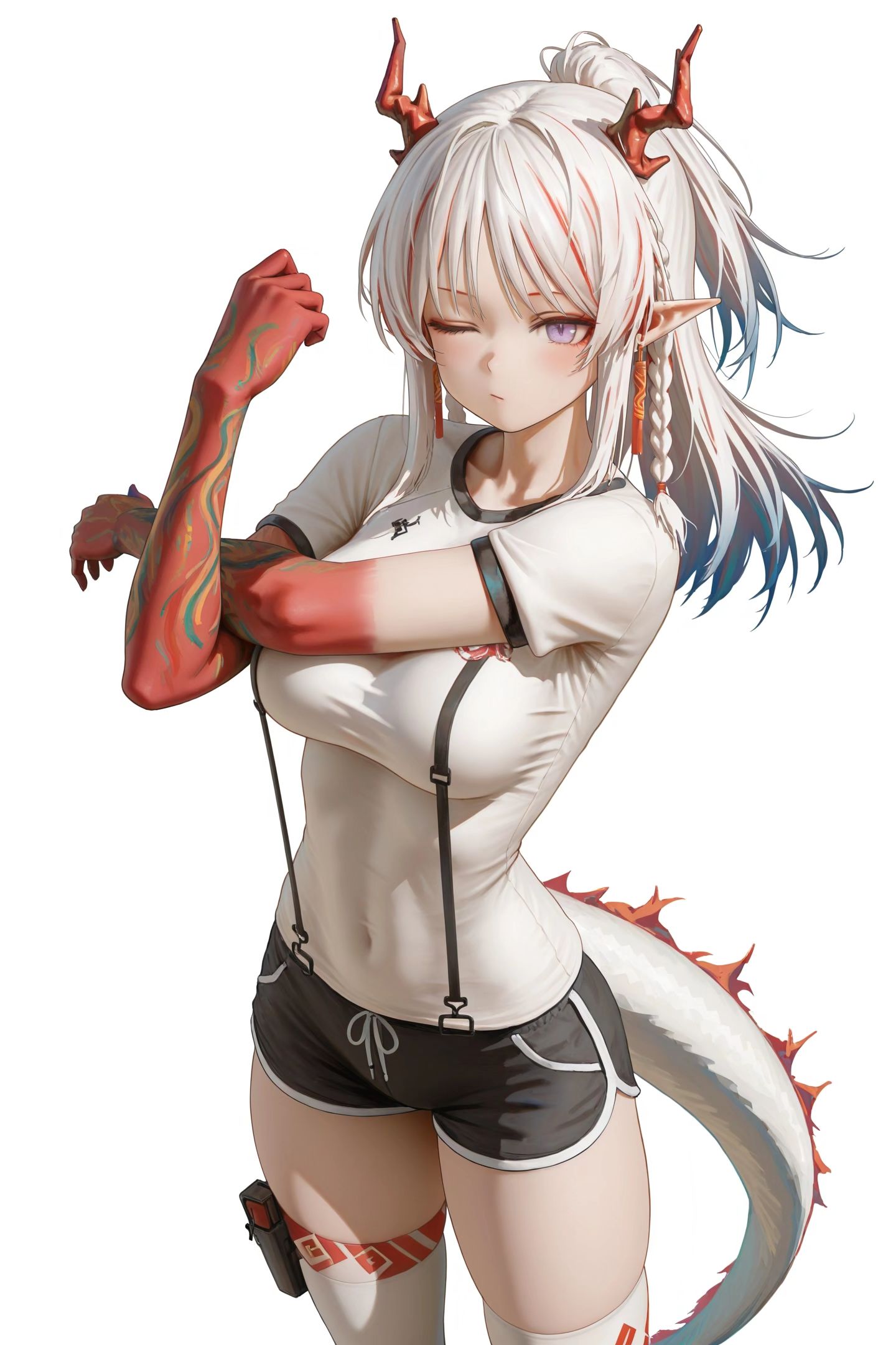 明日方舟年 可爱微胖 调皮二次元游戏角色少女,第6张