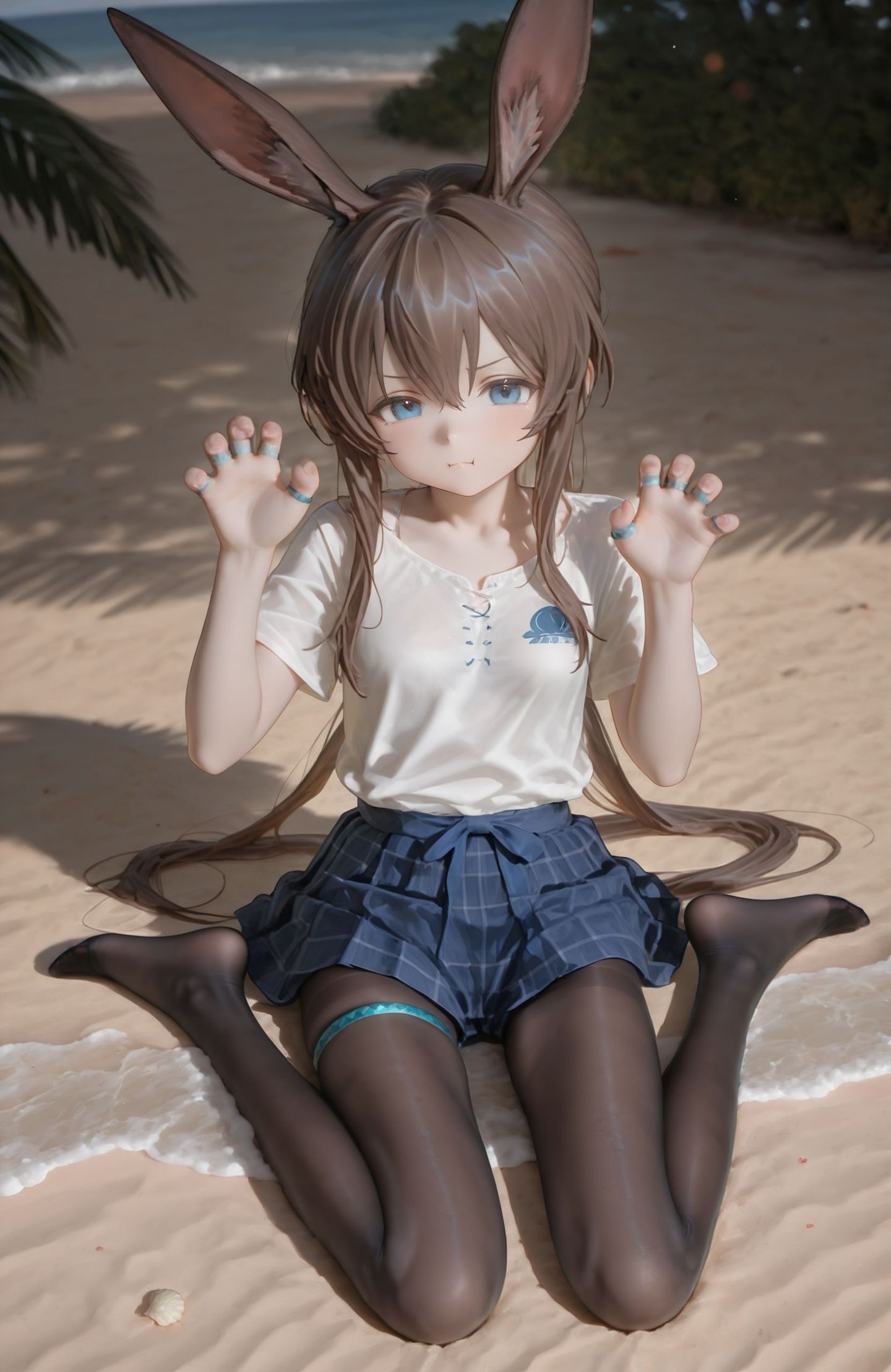 兔兔 明日方舟阿米娅 黑丝永远的神 白丝yyds,第2张