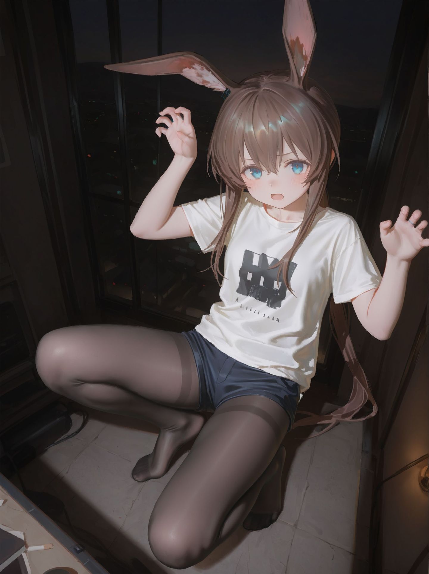 兔兔 明日方舟阿米娅 黑丝永远的神 白丝yyds,第4张