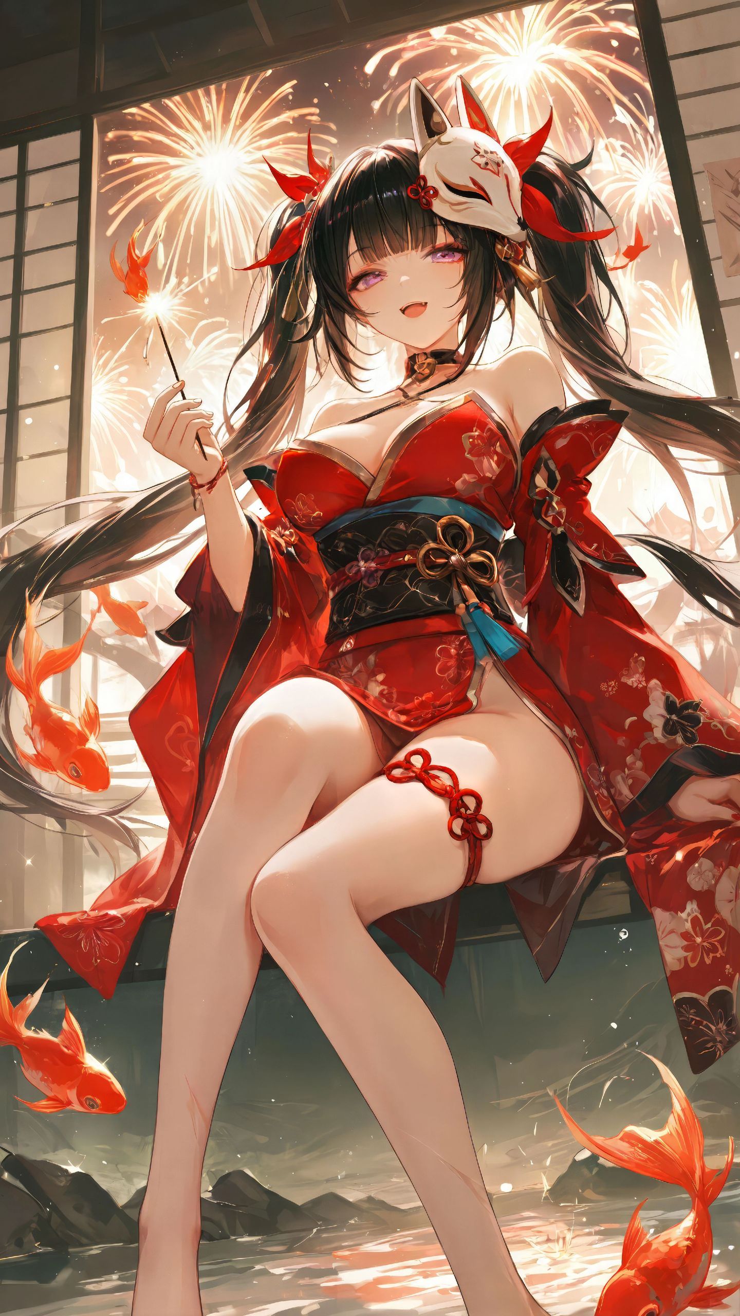 崩坏星穹铁道花火 手机壁纸 美腿,第2张