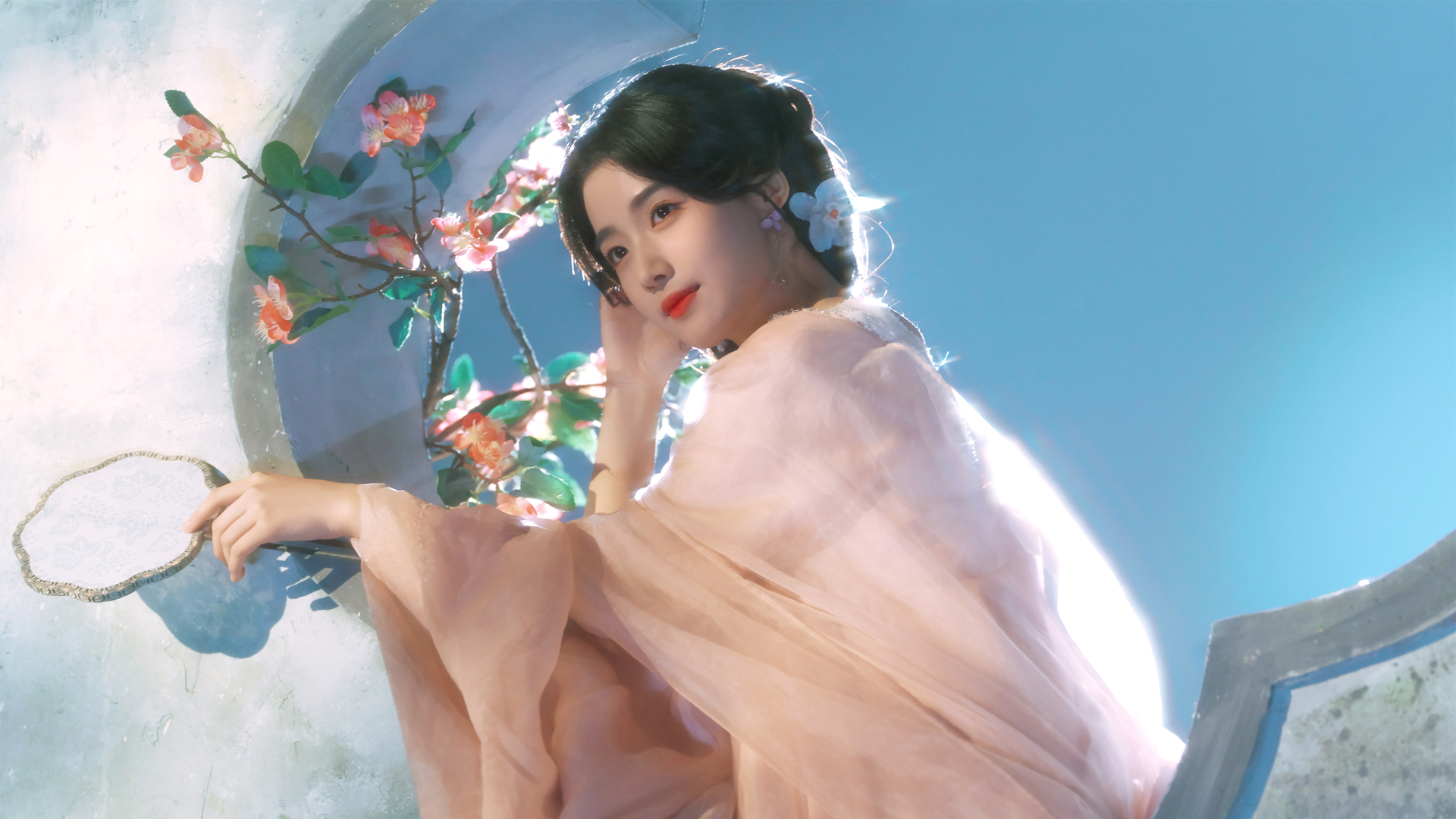 卢昱晓 古风美女 唯美桌面壁纸,第1张