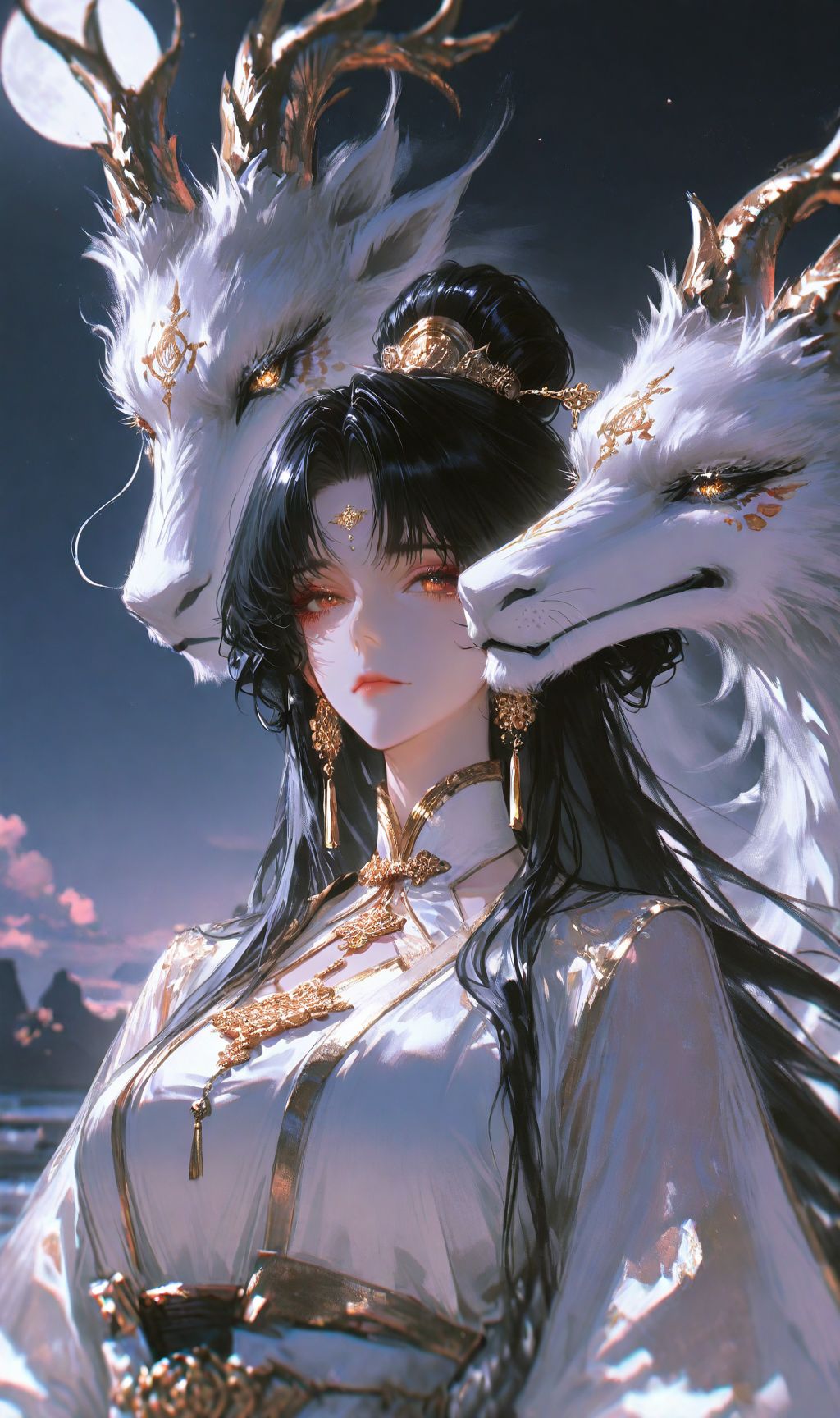 异域风情 舞女 古风 ai绘画 二次元壁纸 手机锁屏背景,第3张