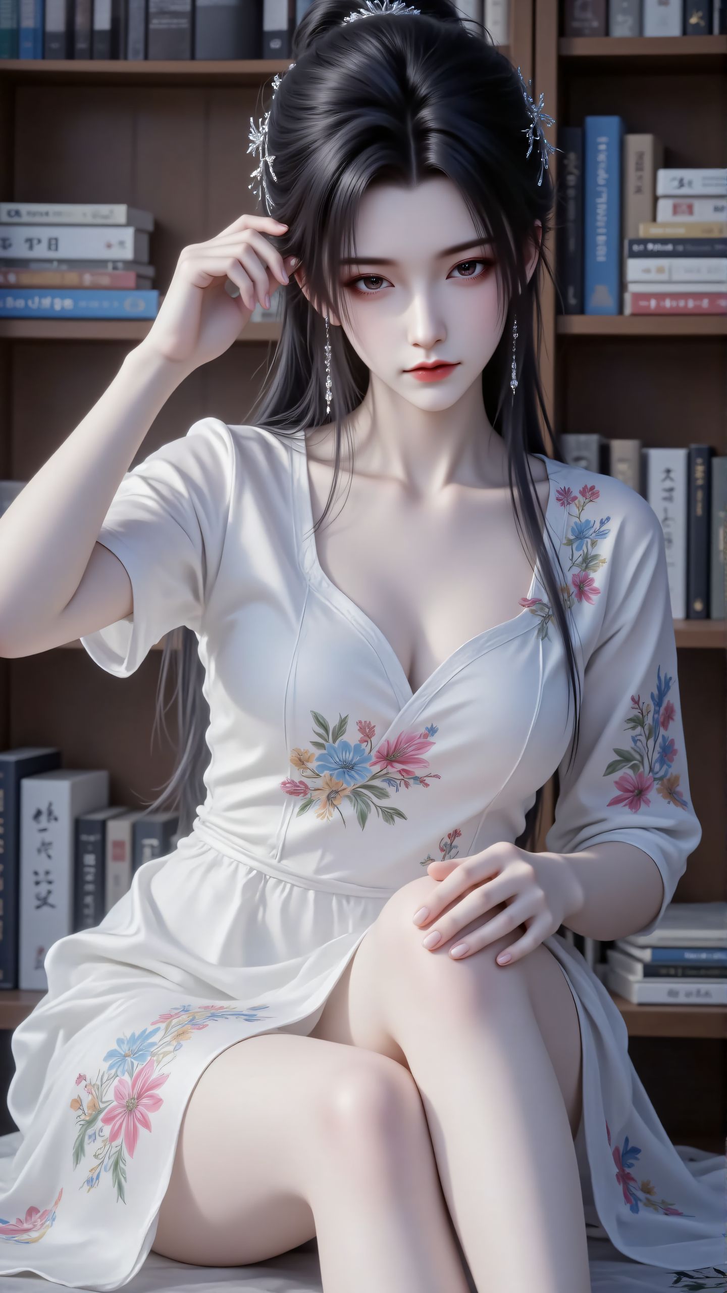 诛仙陆雪琪青春图书馆 动漫国漫女神美女陆雪琪壁纸,第2张