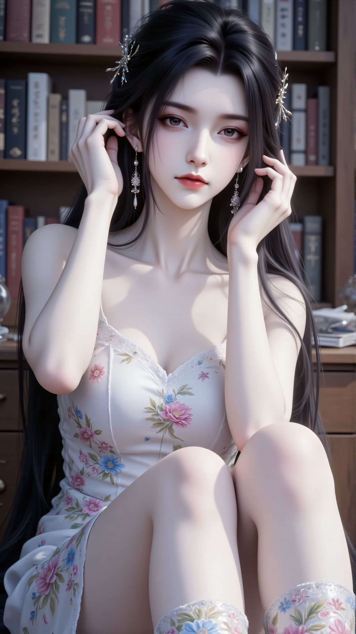 诛仙陆雪琪青春图书馆 动漫国漫女神美女陆雪琪壁纸,第4张