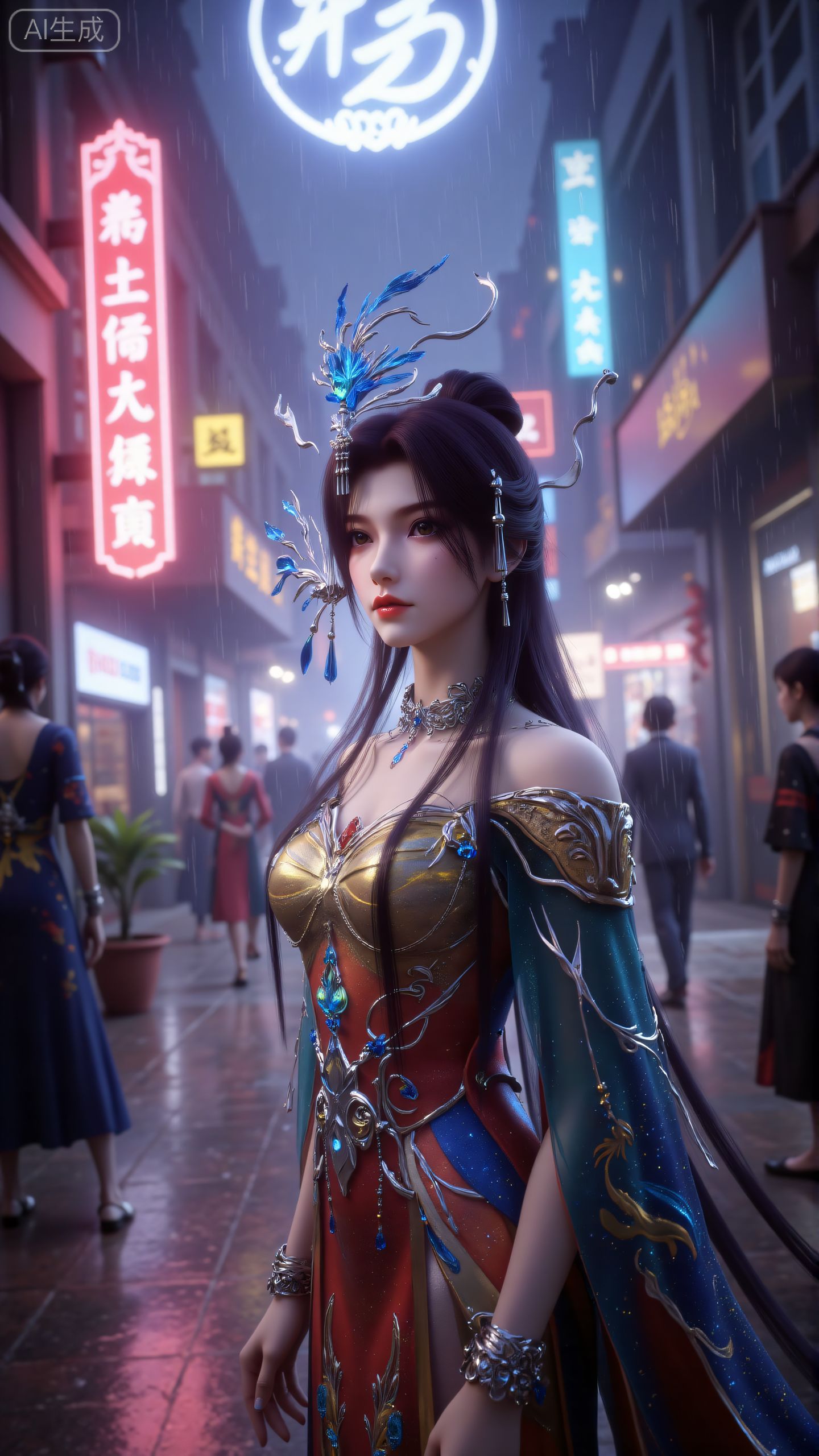 云深不知梦 云望舒 国漫女神壁纸 现代场景,第4张