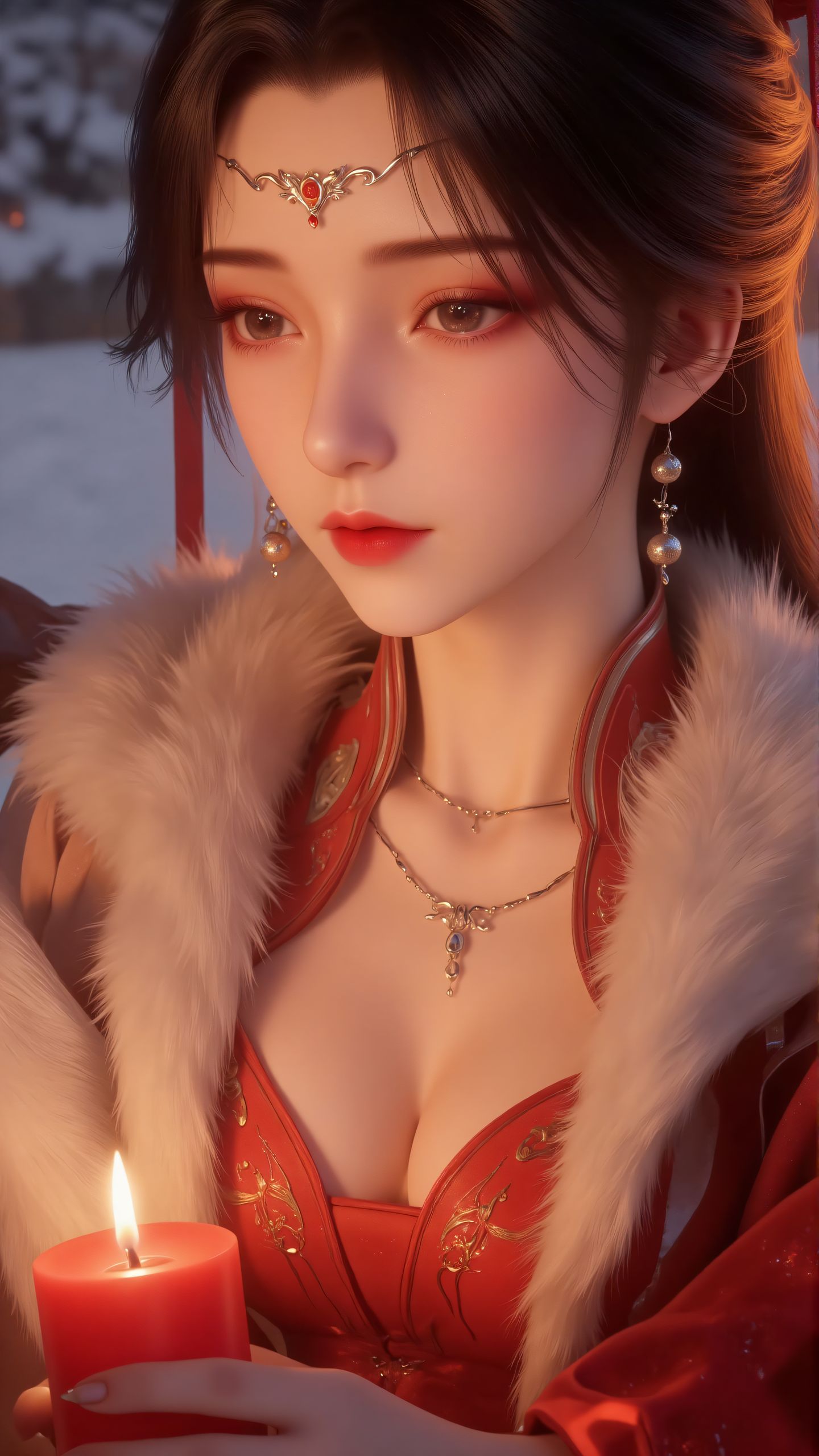 仙逆李慕婉红装 国漫女神精美壁纸 好看分享推荐,第1张