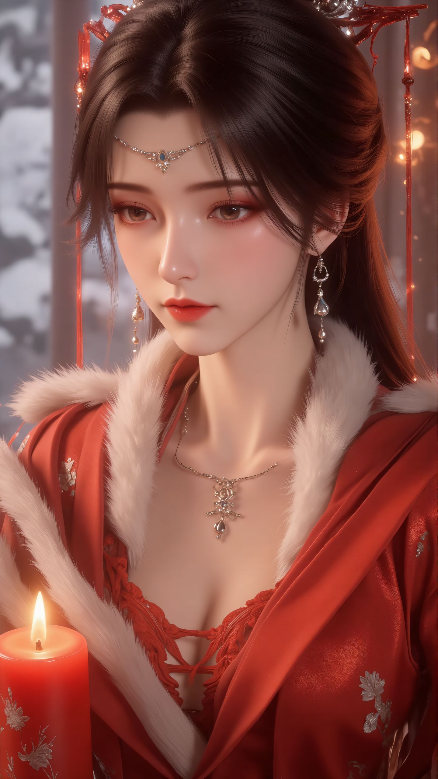 仙逆李慕婉红装 国漫女神精美壁纸 好看分享推荐,第4张