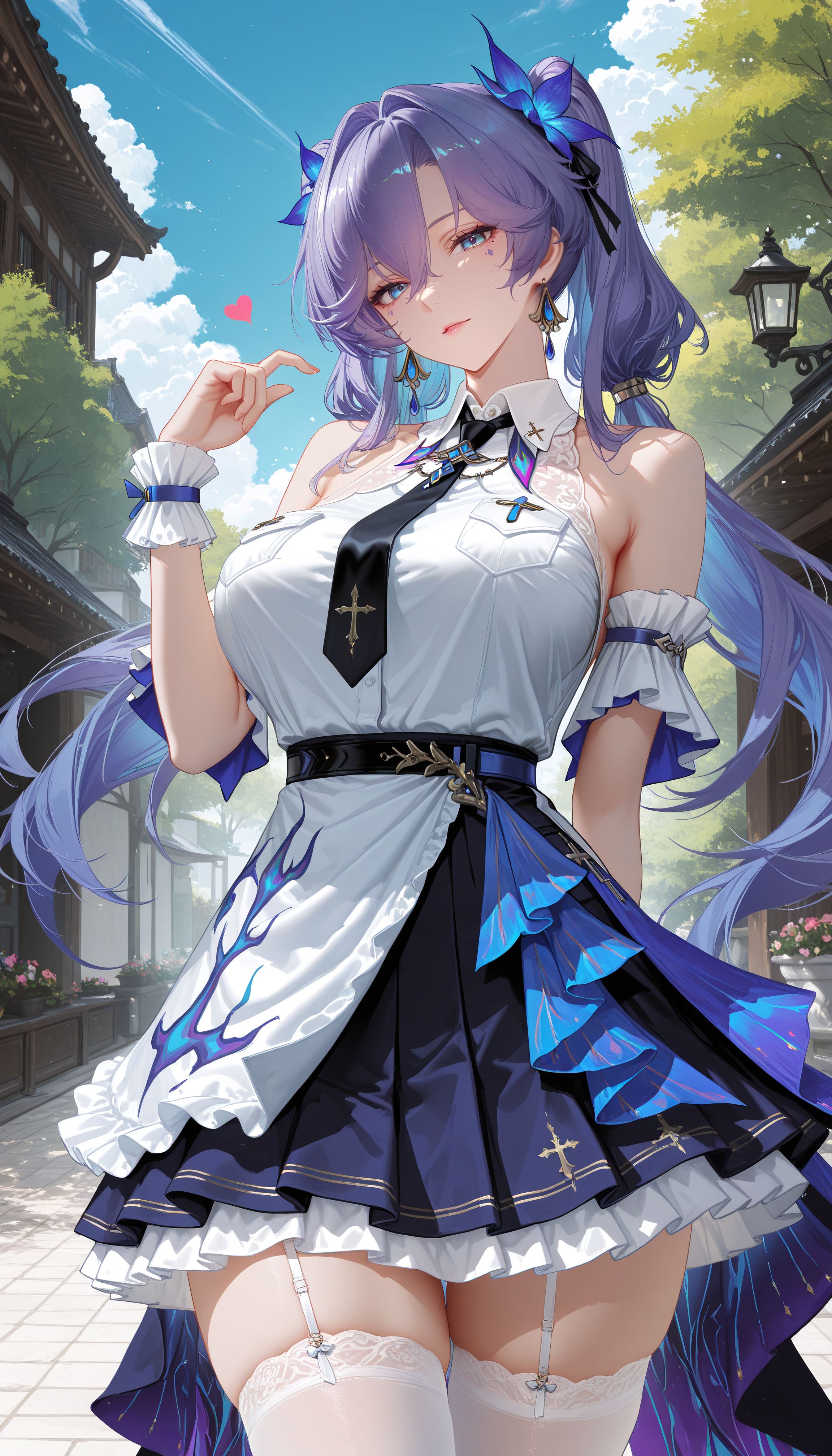 双马尾坎特蕾拉竟然如此甜美 二次元游戏鸣潮 裙子,第4张
