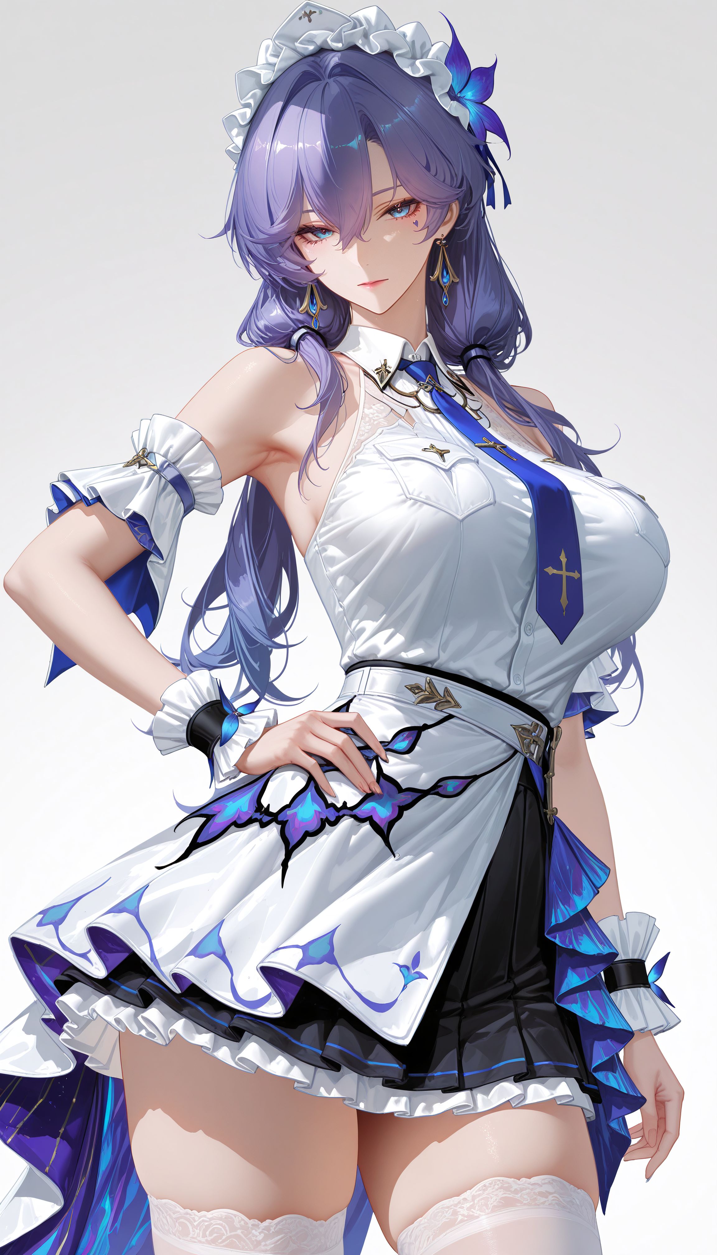双马尾坎特蕾拉竟然如此甜美 二次元游戏鸣潮 裙子,第3张