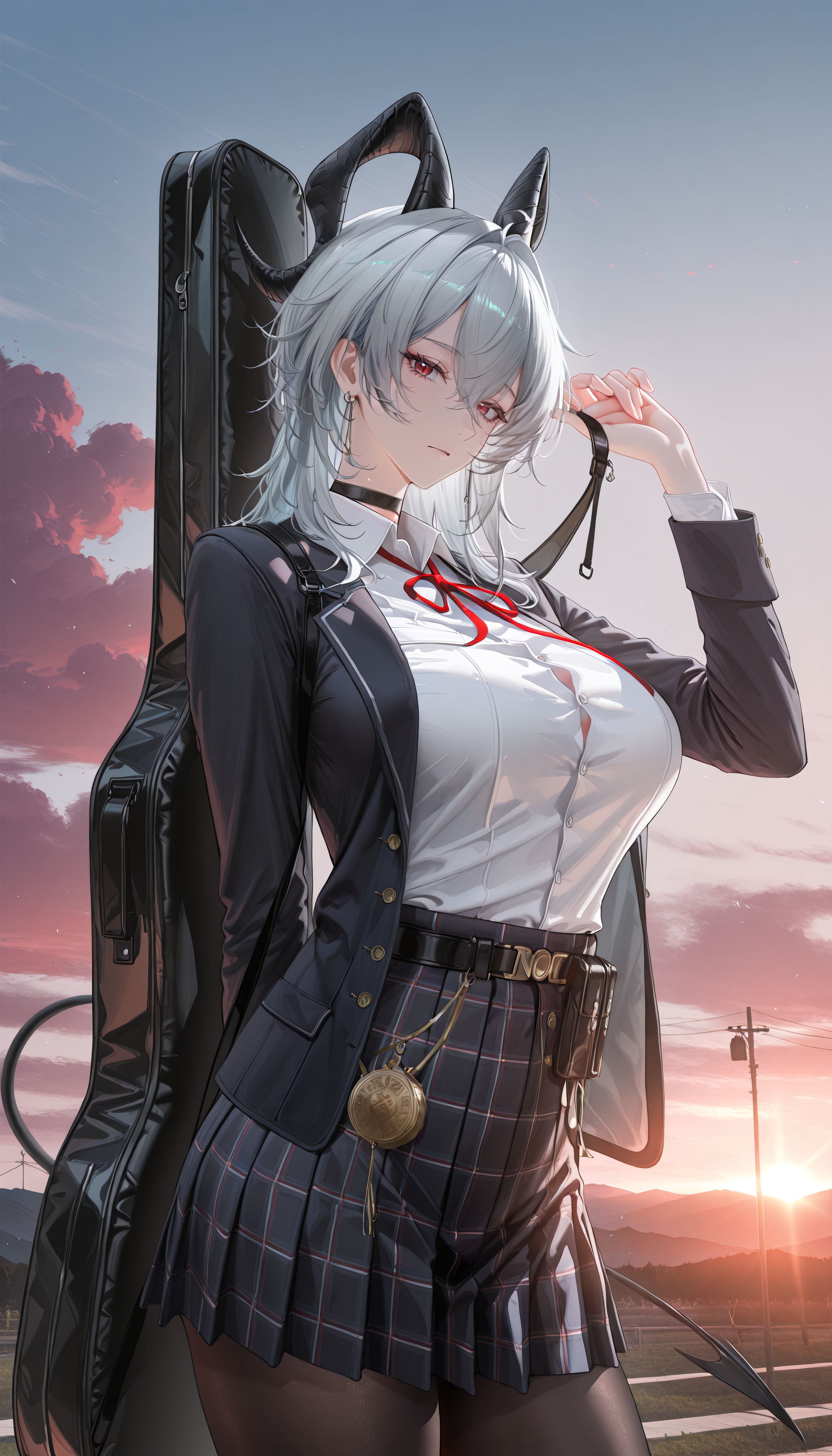 鸣潮×吉他：放学后的孤独摇滚要一起吗？二次元 芙露德莉斯 弗洛洛 尤诺,第4张