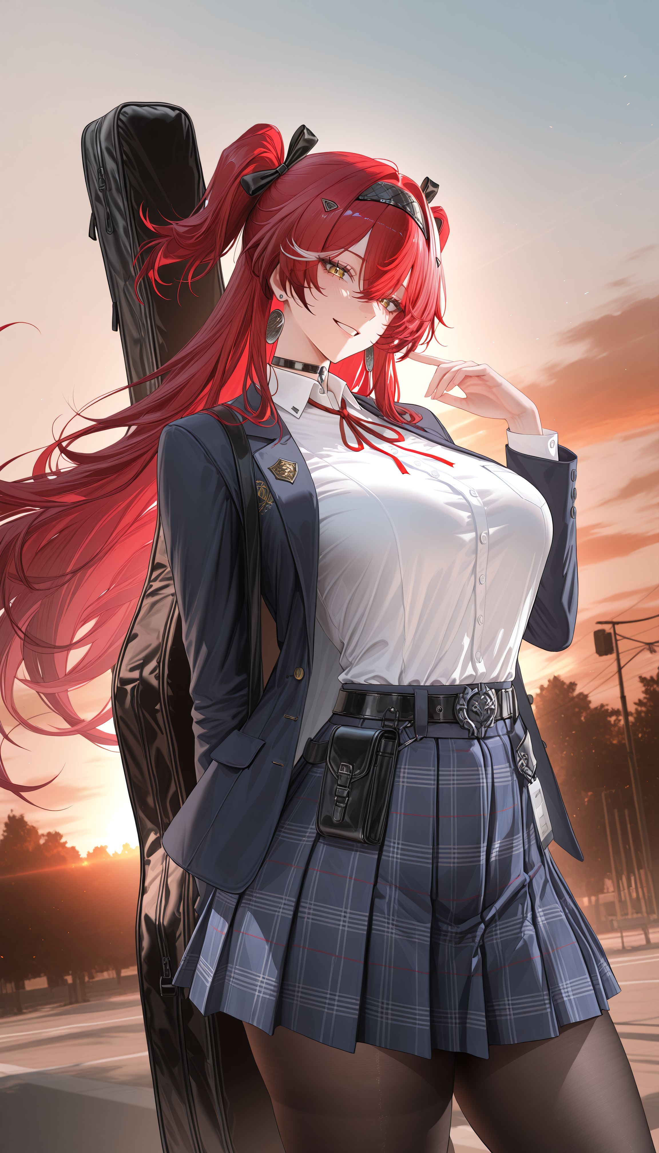 鸣潮×吉他：放学后的孤独摇滚要一起吗？二次元 芙露德莉斯 弗洛洛 尤诺,第5张