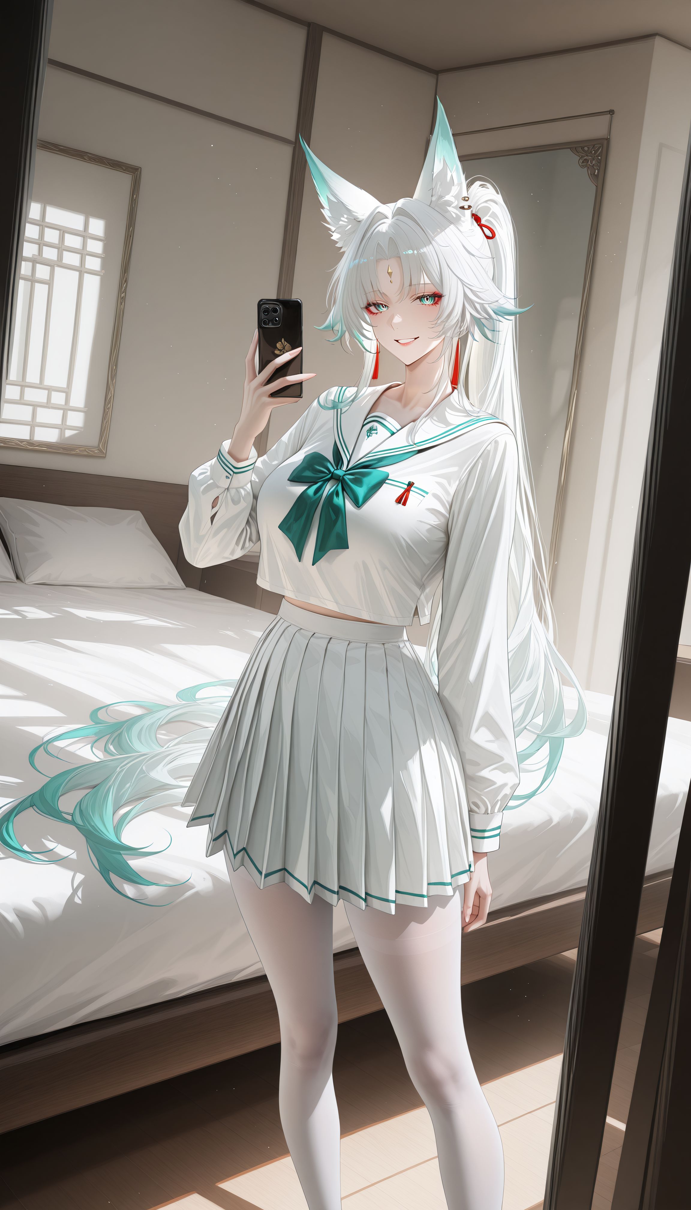 今天是软糯的白色小飞霄！黑塔！崩坏星穹铁道 丝袜白丝大长腿,第2张