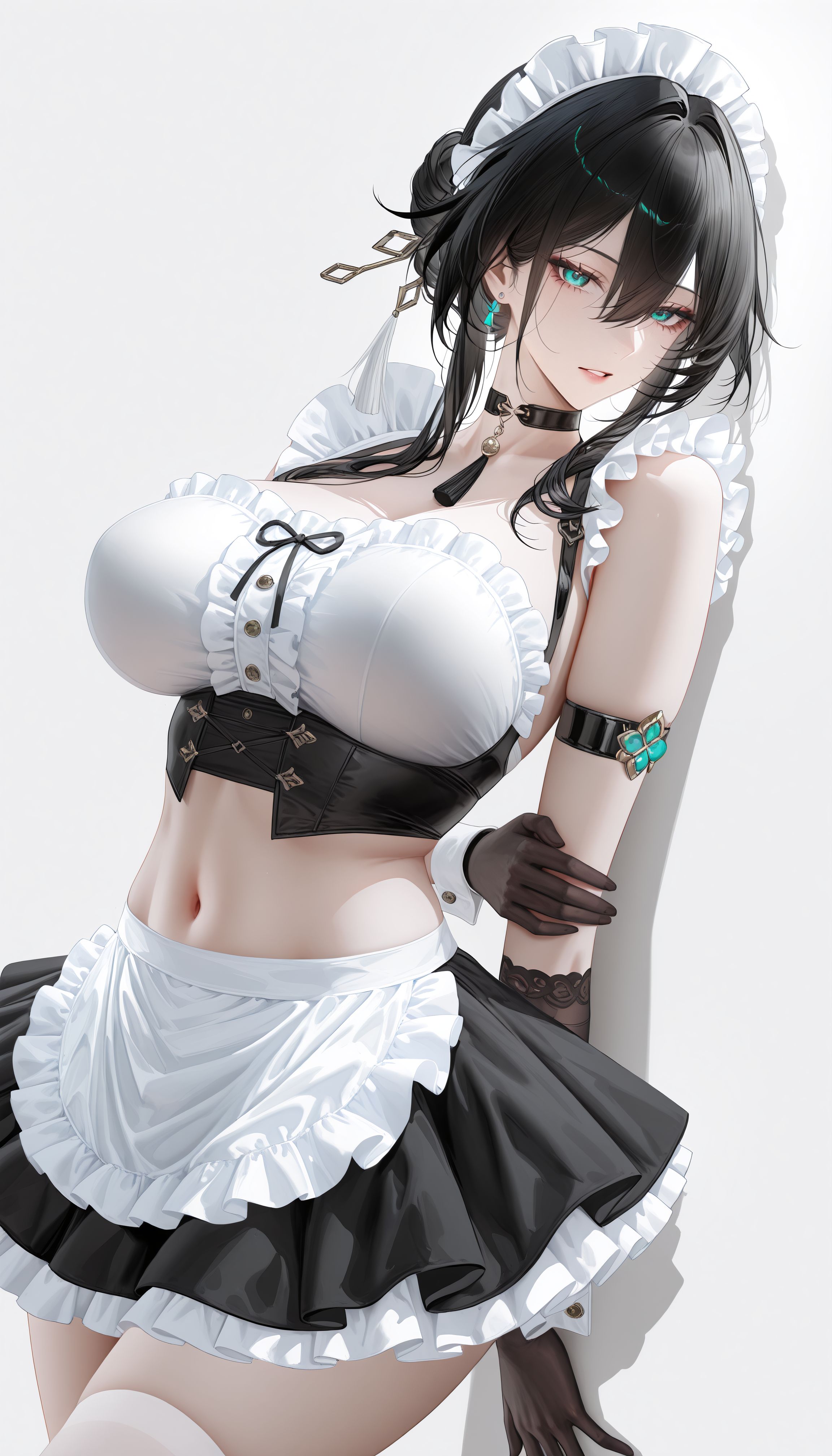 超飒爽的女仆哟 崩坏星穹铁道 停云 飞霄 镜流 女仆装,第2张