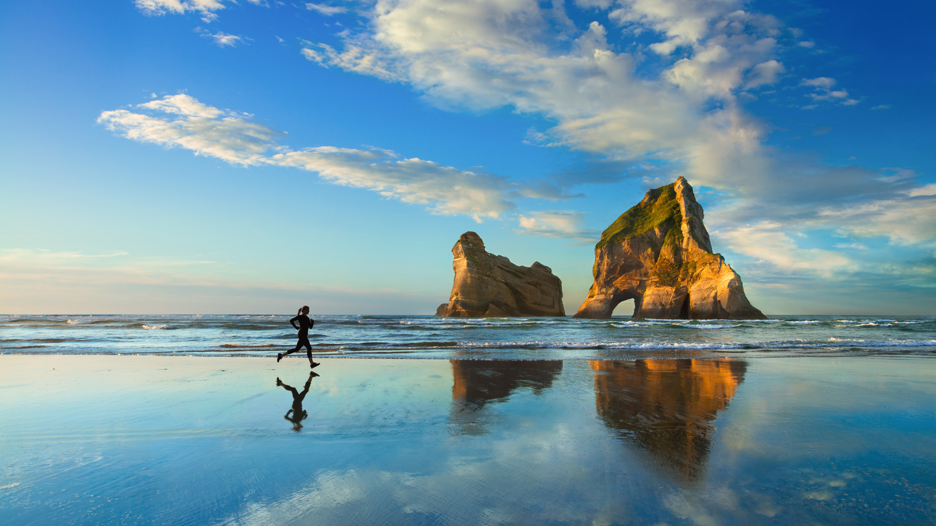 windows10美丽的海边风景2K桌面壁纸,第1张