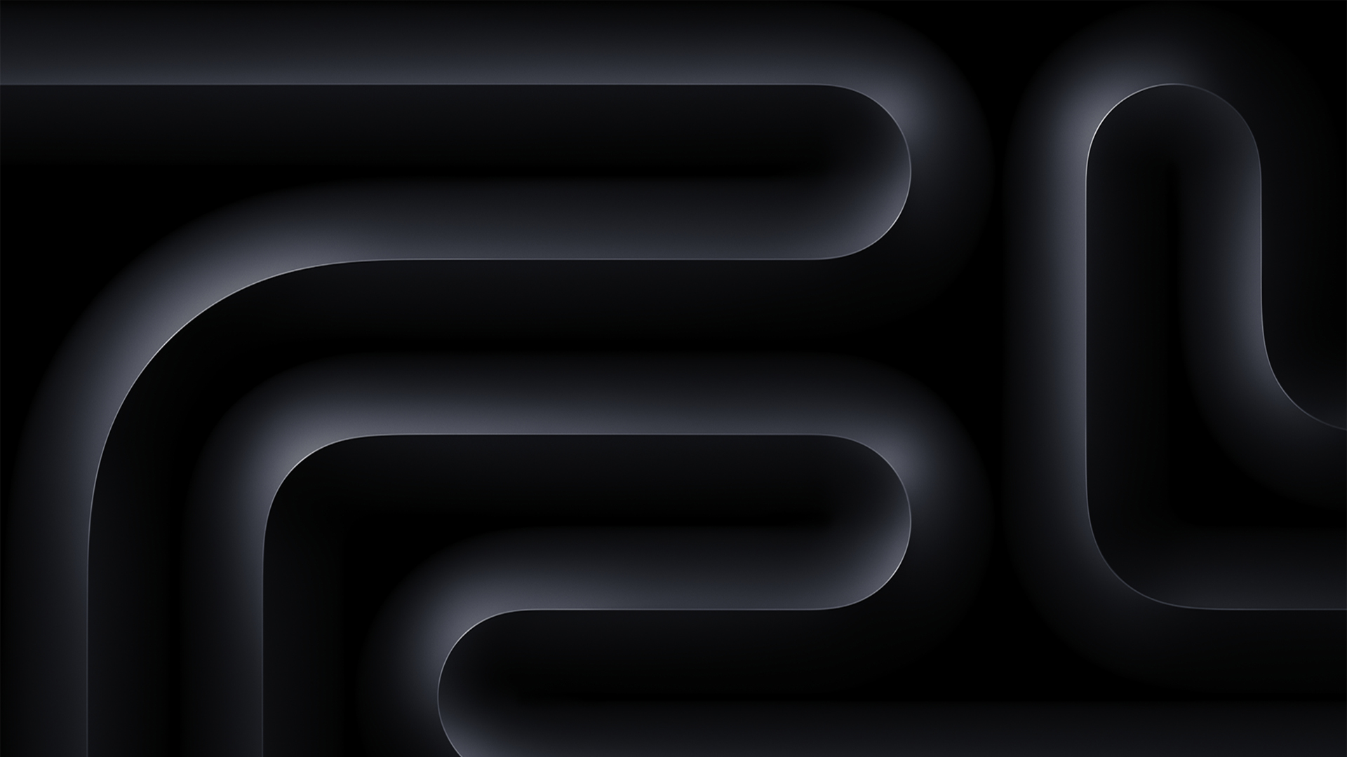 苹果 M3芯片 Mac book 全黑 内置壁纸,第1张