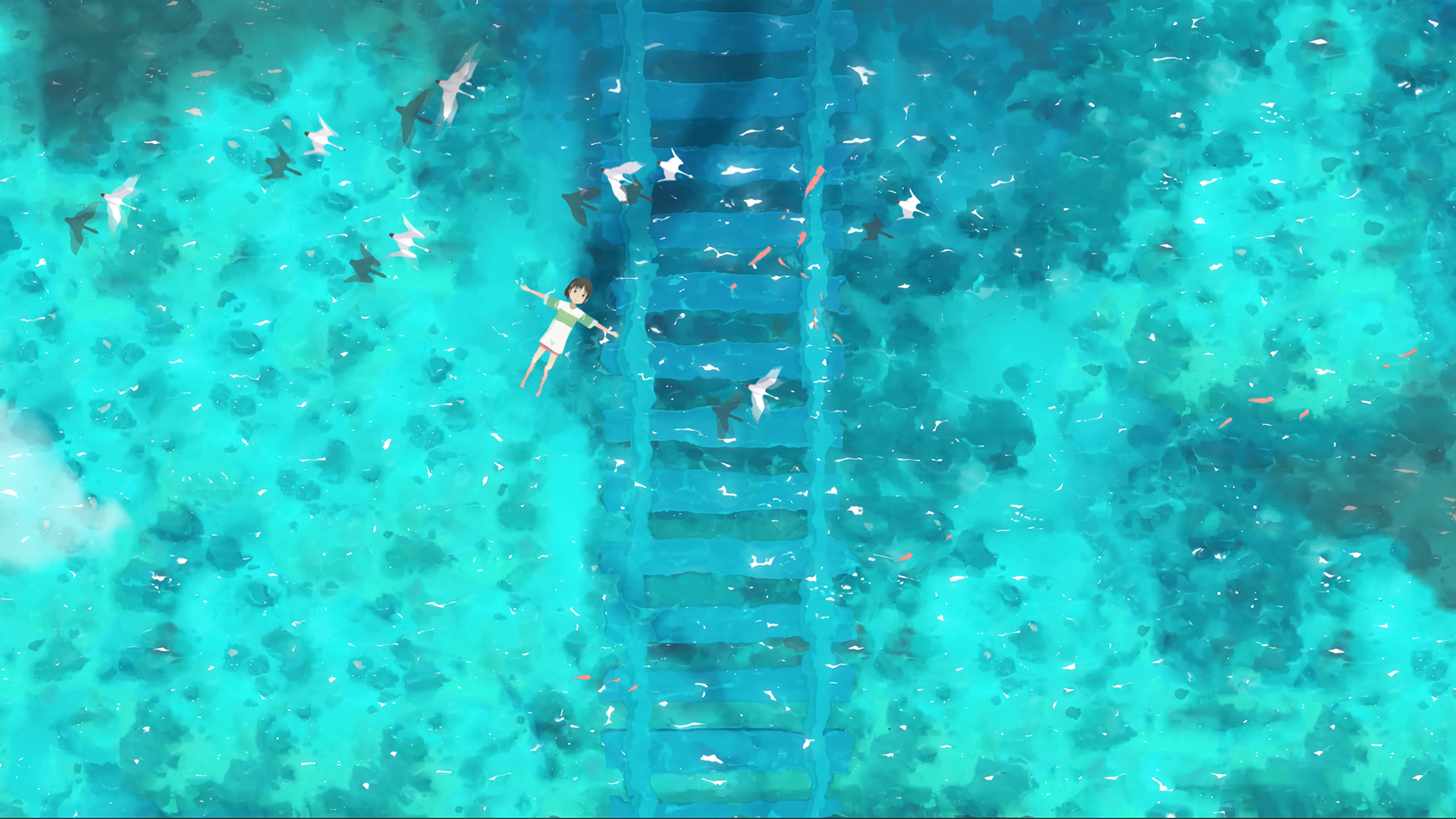 千与千寻 唯美 水 桌面壁纸,第1张