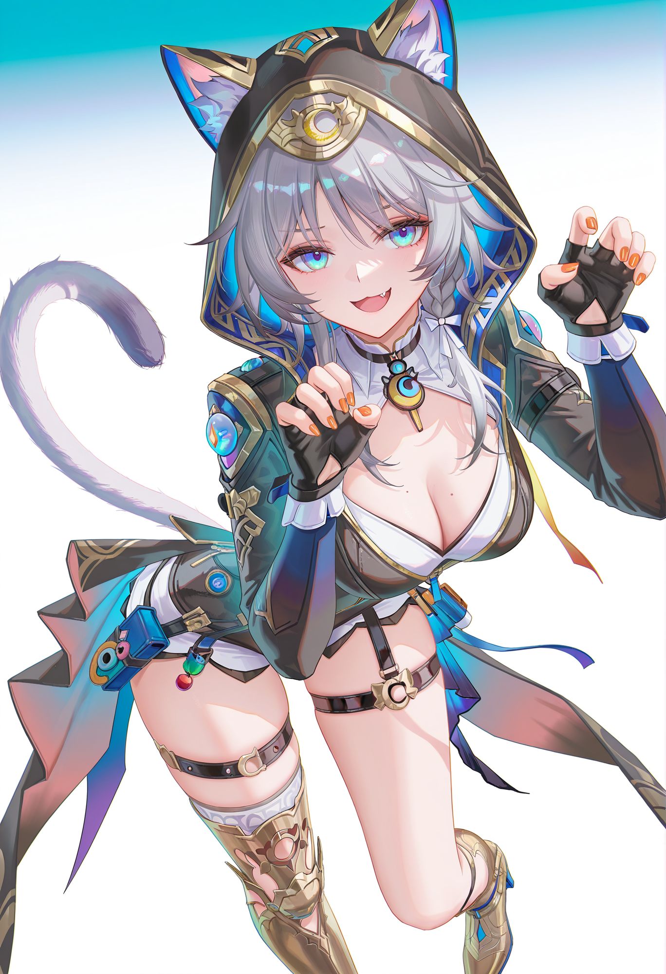 星穹铁道赛飞儿猫咪怪盗 壁纸美图分享,第2张