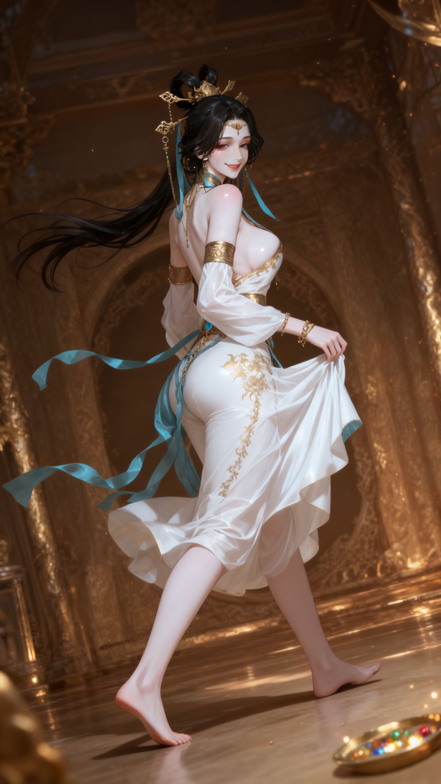古风美人 古装二创 异域风情 手机壁纸,第4张