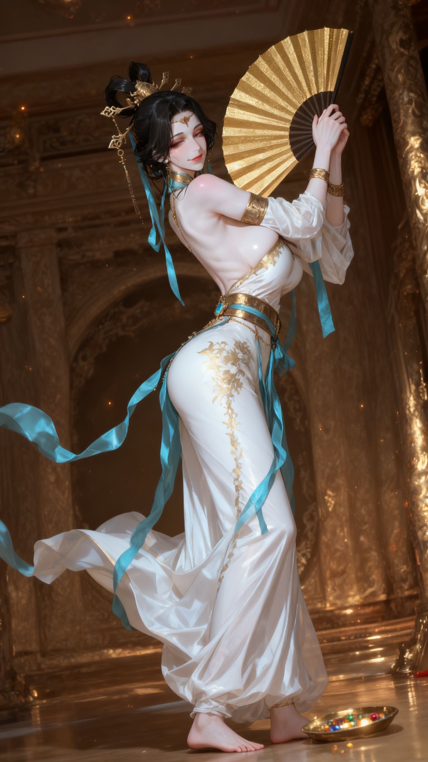 古风美人 古装二创 异域风情 手机壁纸,第5张