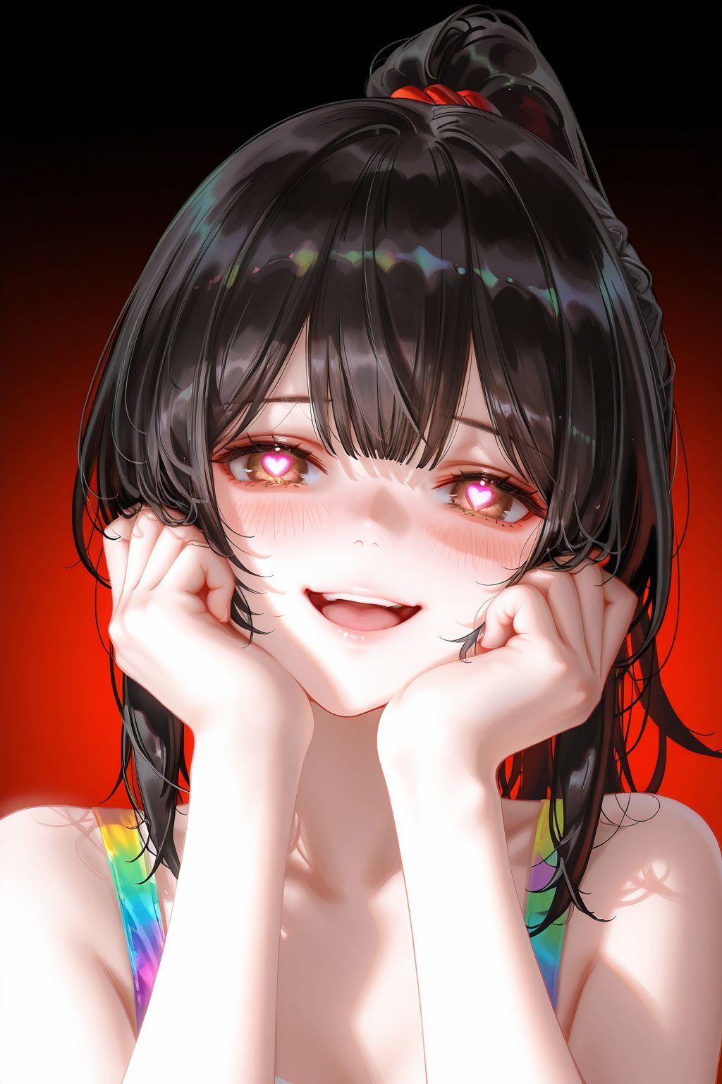 二次元女孩 近脸病娇可爱 手机壁纸大全,第2张