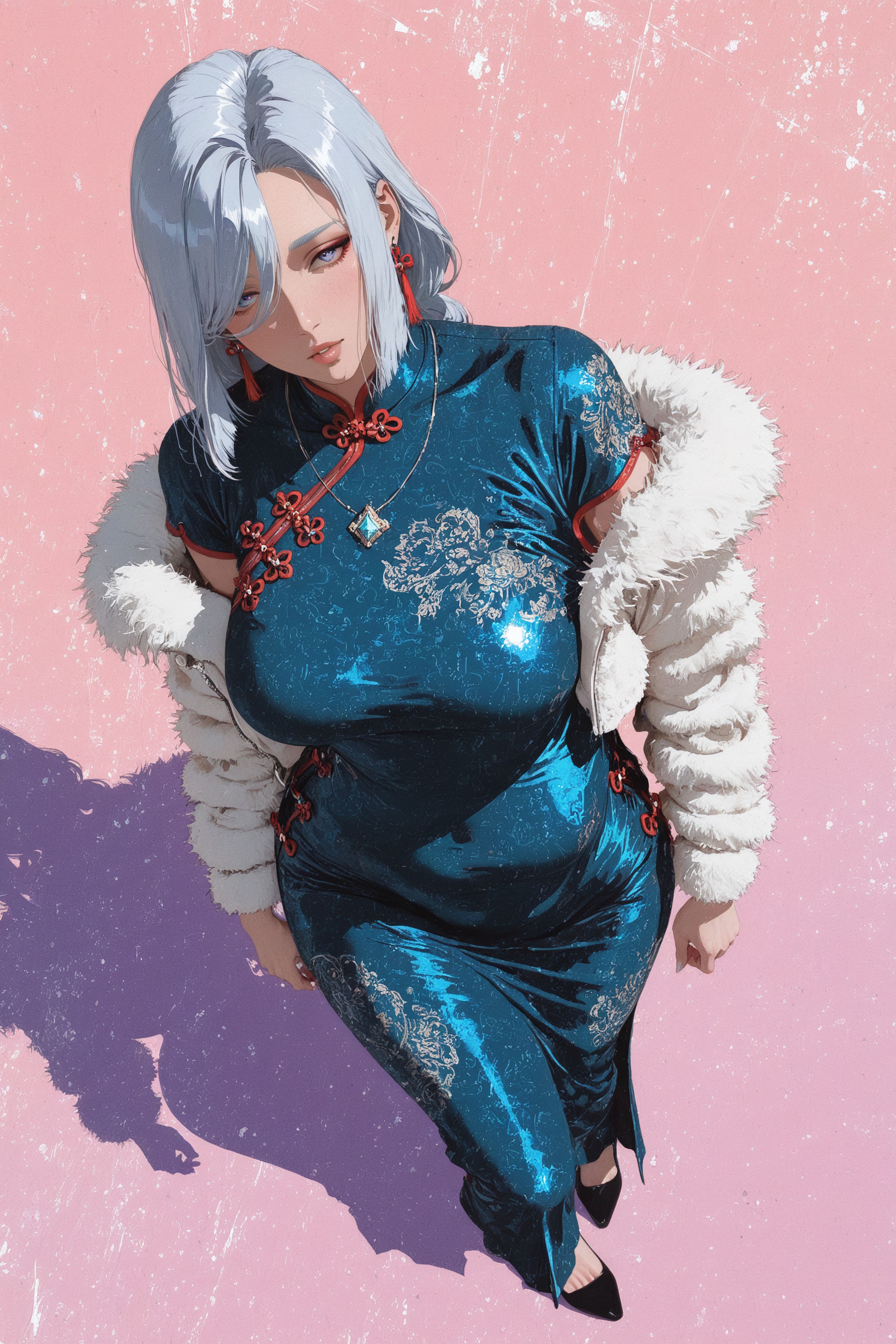 二次元游戏角色申鹤 原神手游壁纸推荐,第2张