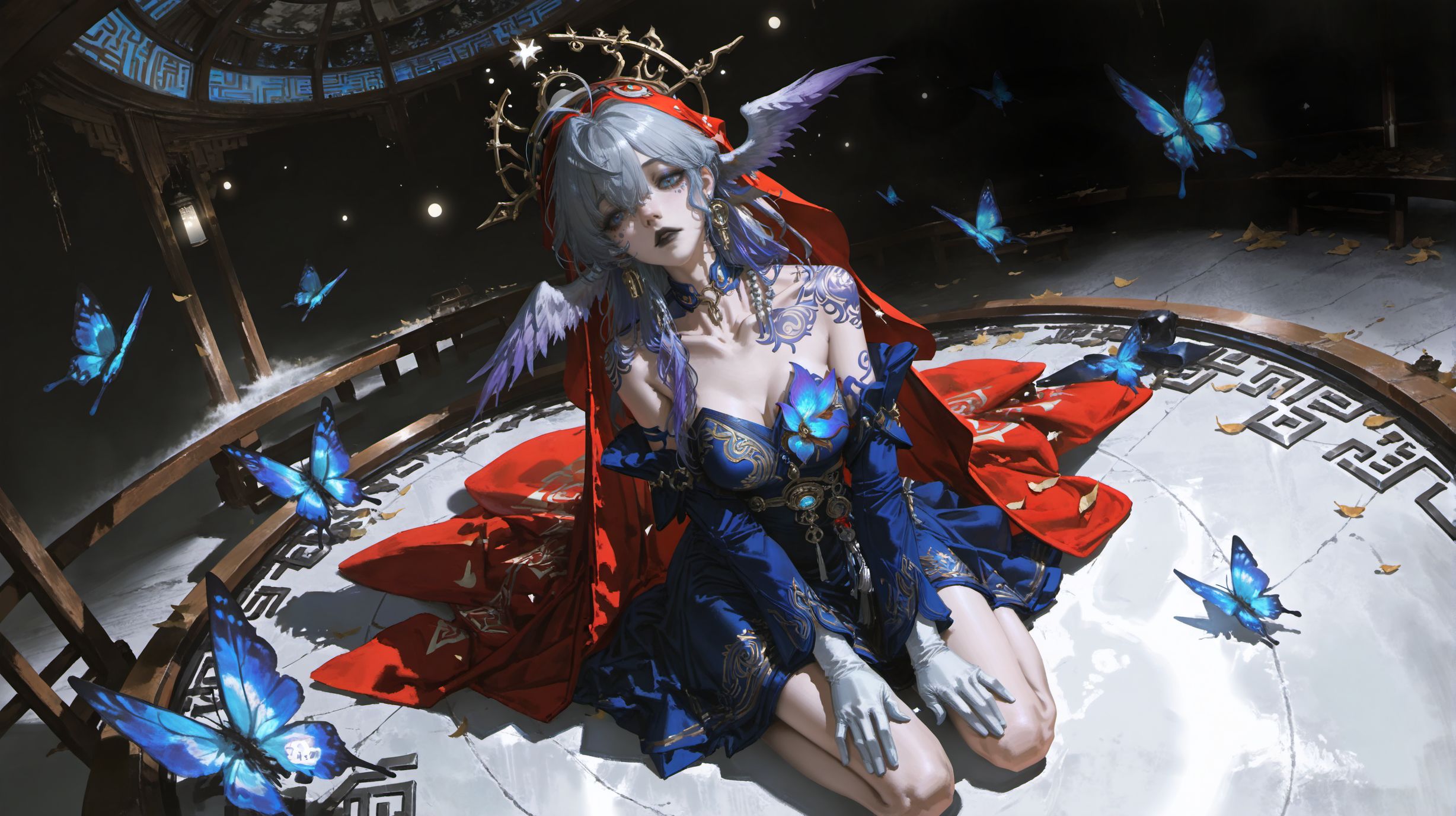 【4P】诡异风格 知更鸟 电脑壁纸桌面壁纸 二次元 崩坏星穹铁道,第1张