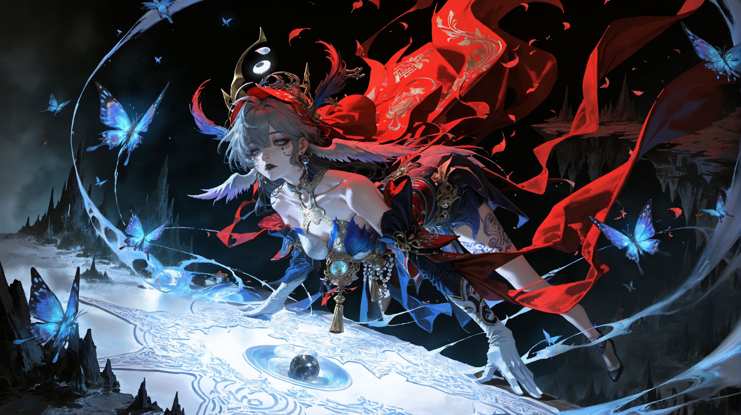 【4P】诡异风格 知更鸟 电脑壁纸桌面壁纸 二次元 崩坏星穹铁道,第3张