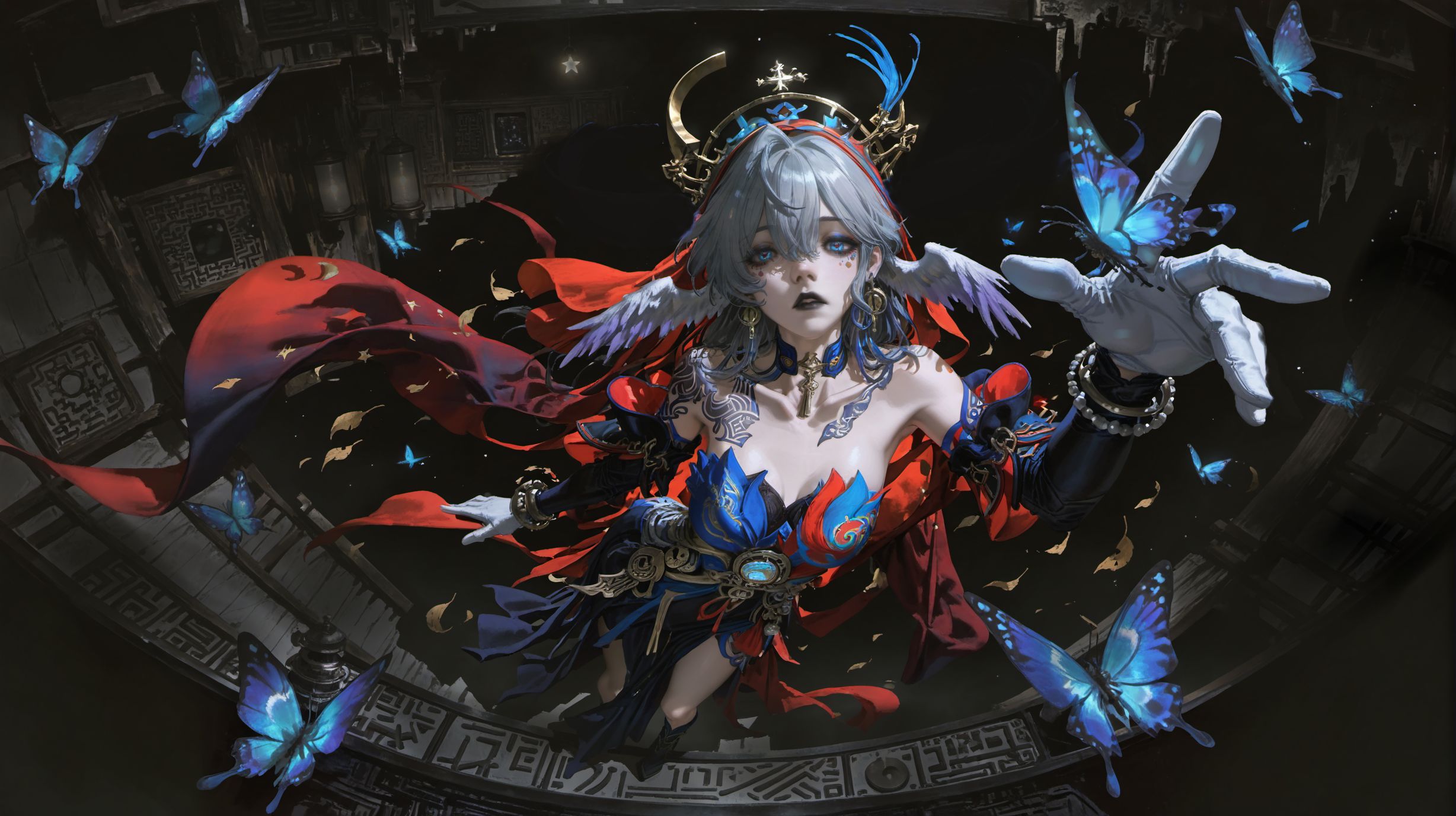 【4P】诡异风格 知更鸟 电脑壁纸桌面壁纸 二次元 崩坏星穹铁道,第2张