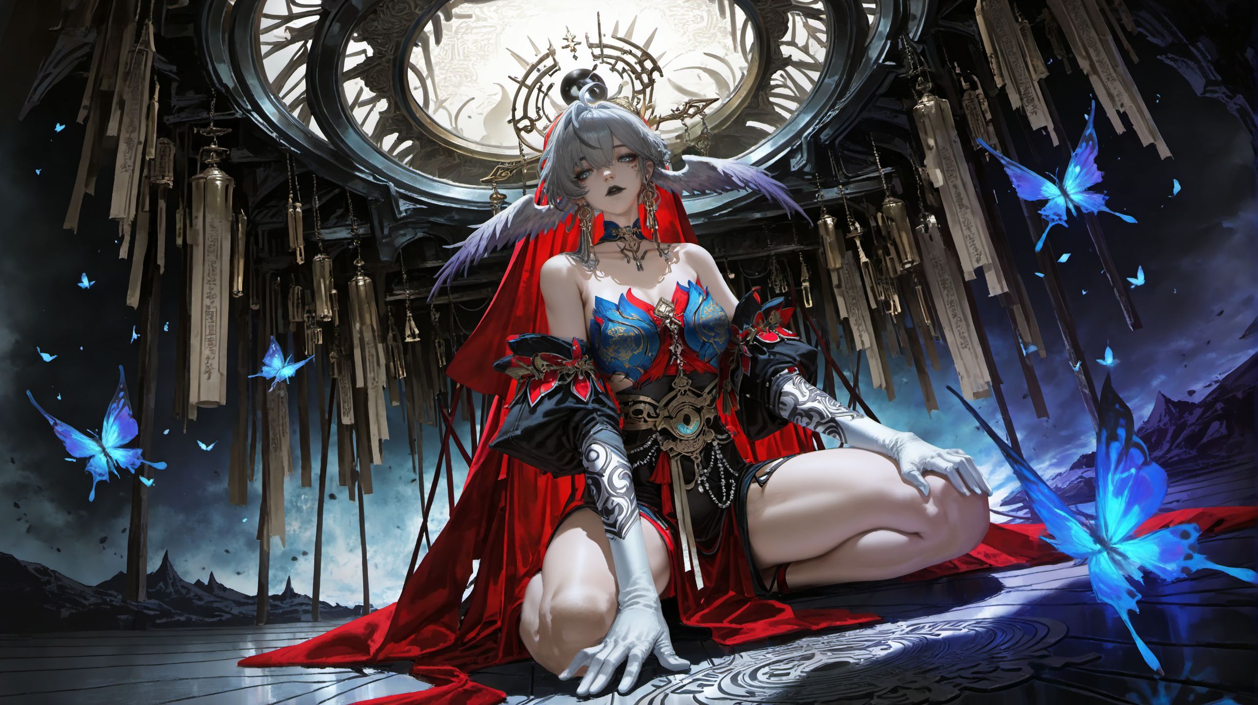 【4P】诡异风格 知更鸟 电脑壁纸桌面壁纸 二次元 崩坏星穹铁道,第4张