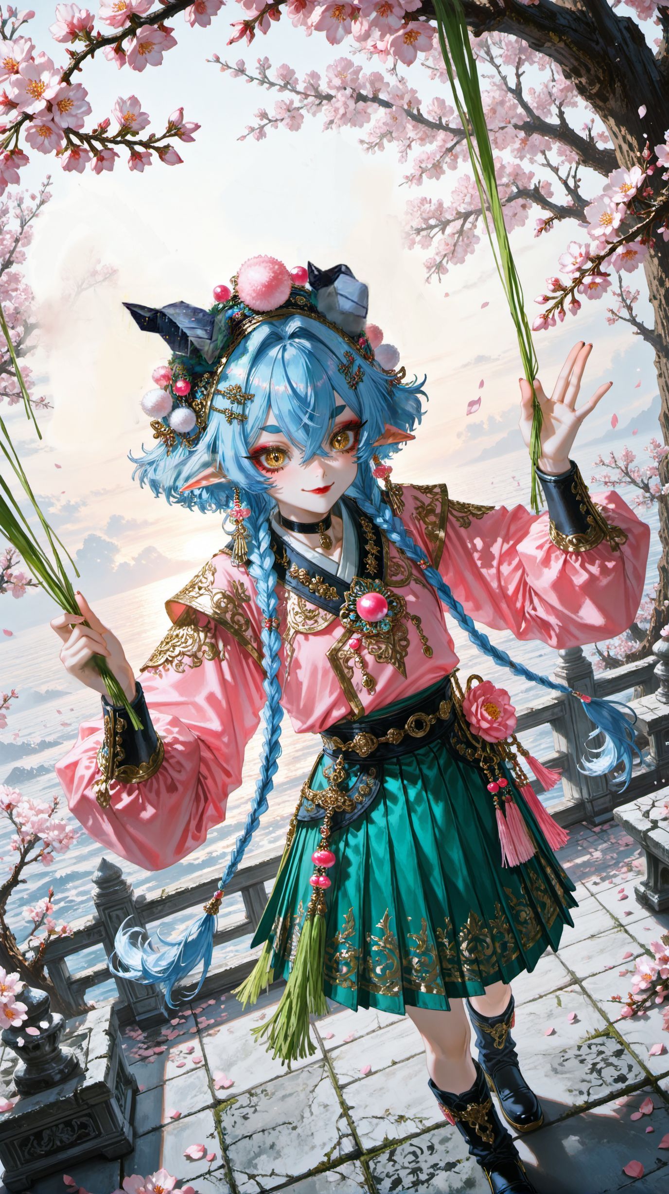 绝区零国风戏服 细节拉满 国潮风格,第2张