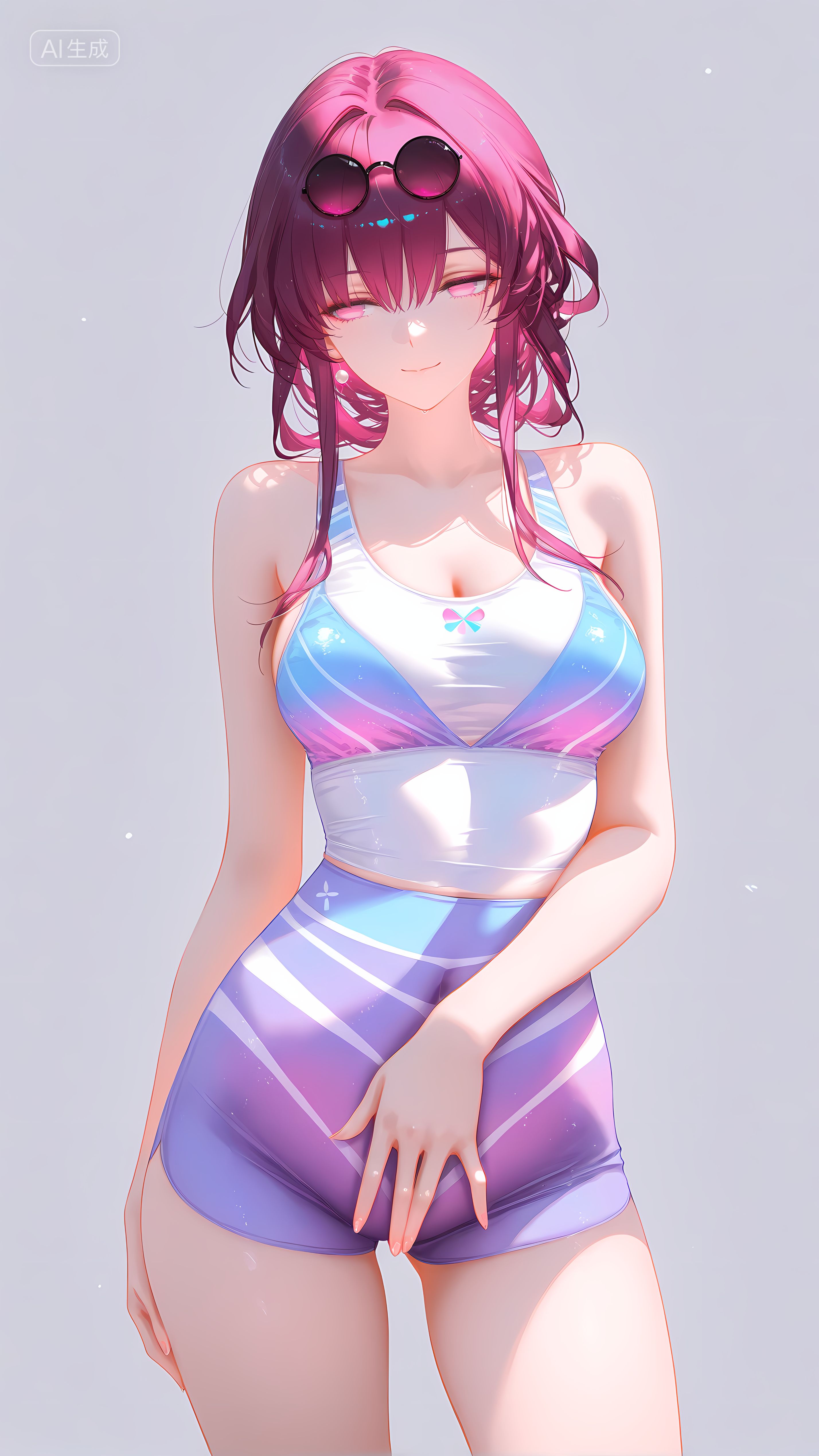 运动健身的卡芙卡 崩坏星穹铁道 瑜伽裤,第2张