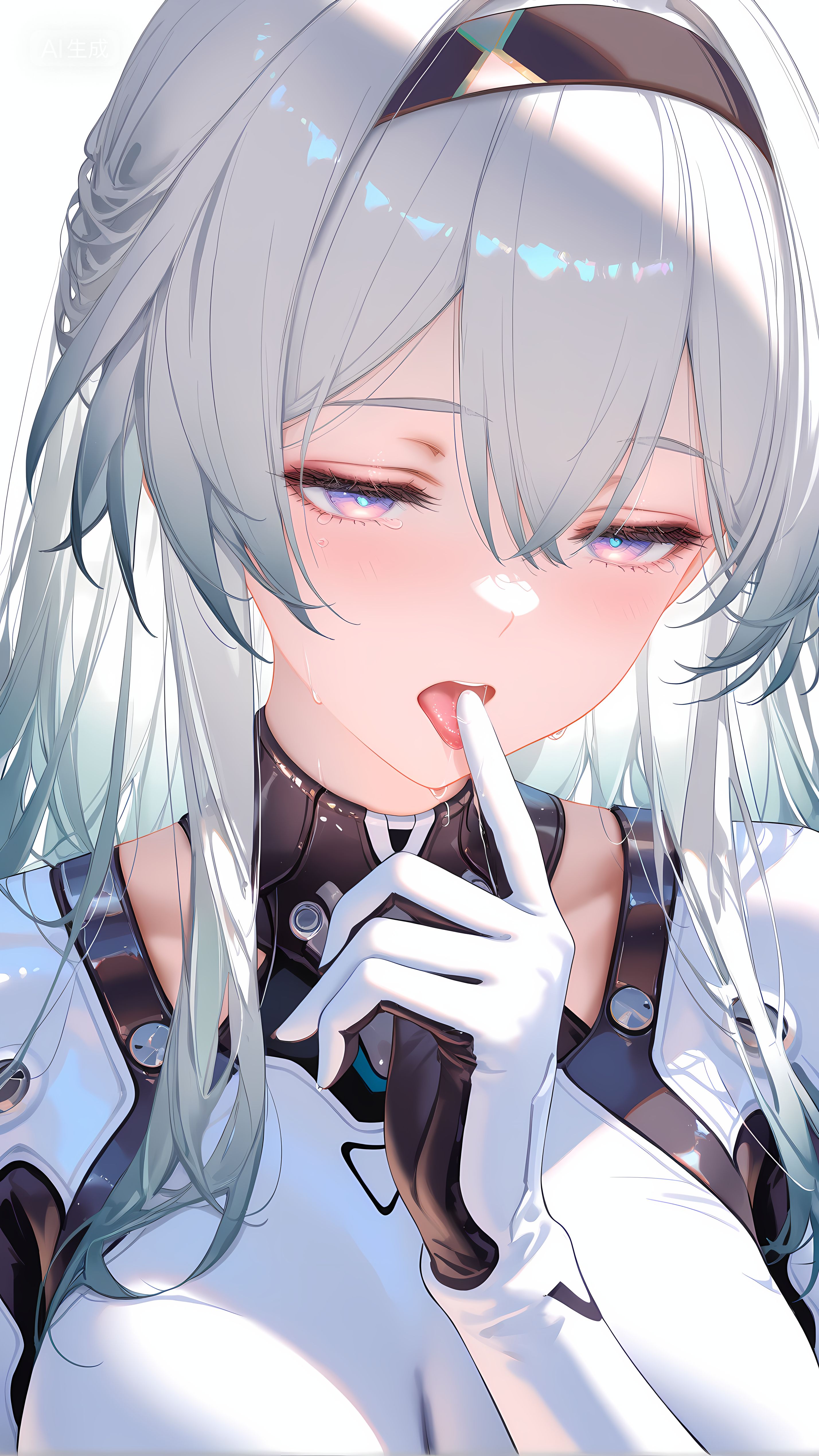 二次元游戏 崩坏星穹铁道 女性角色流萤 大雷 连体皮衣皮裤,第3张