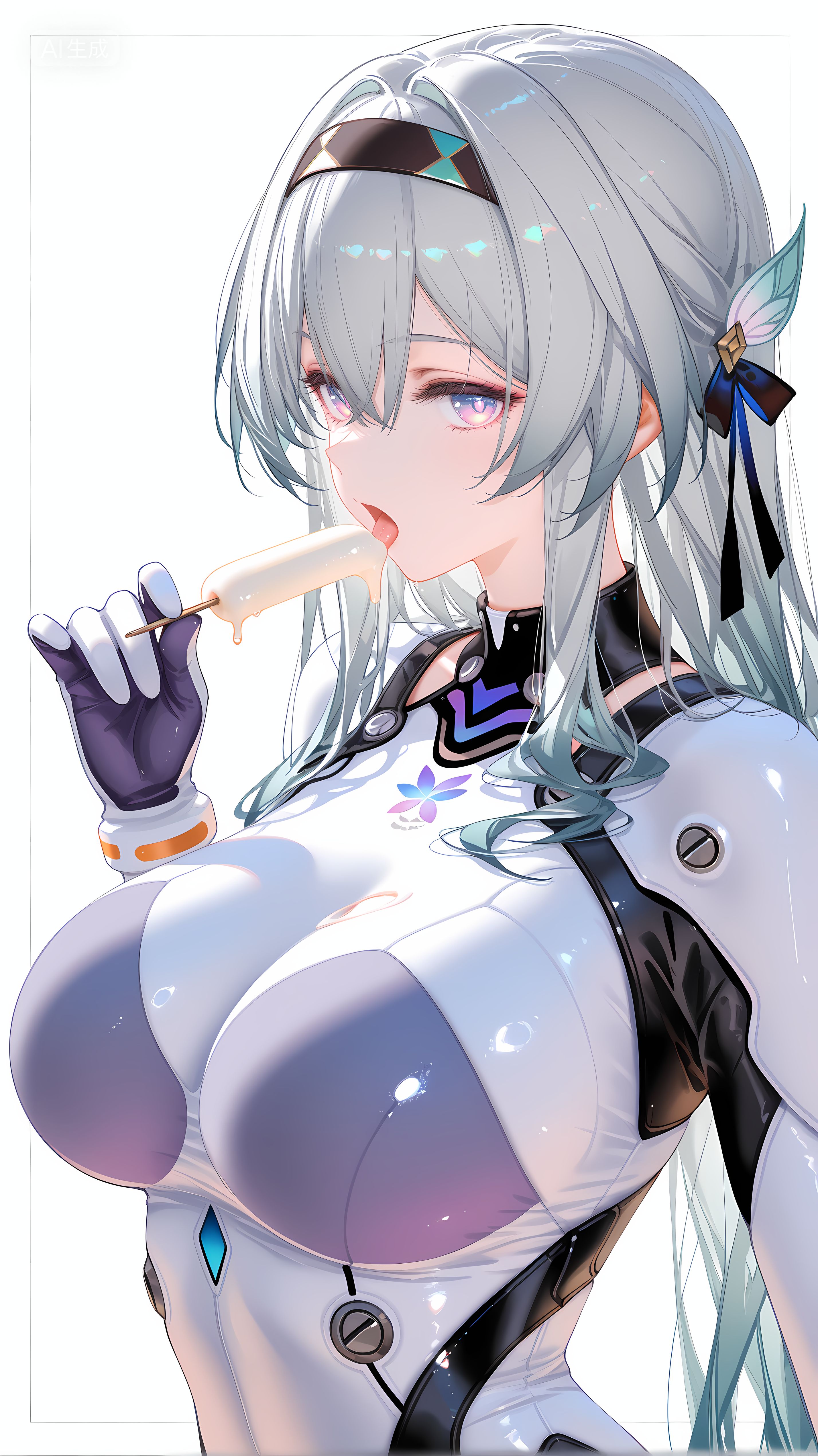 二次元游戏 崩坏星穹铁道 女性角色流萤 大雷 连体皮衣皮裤,第4张