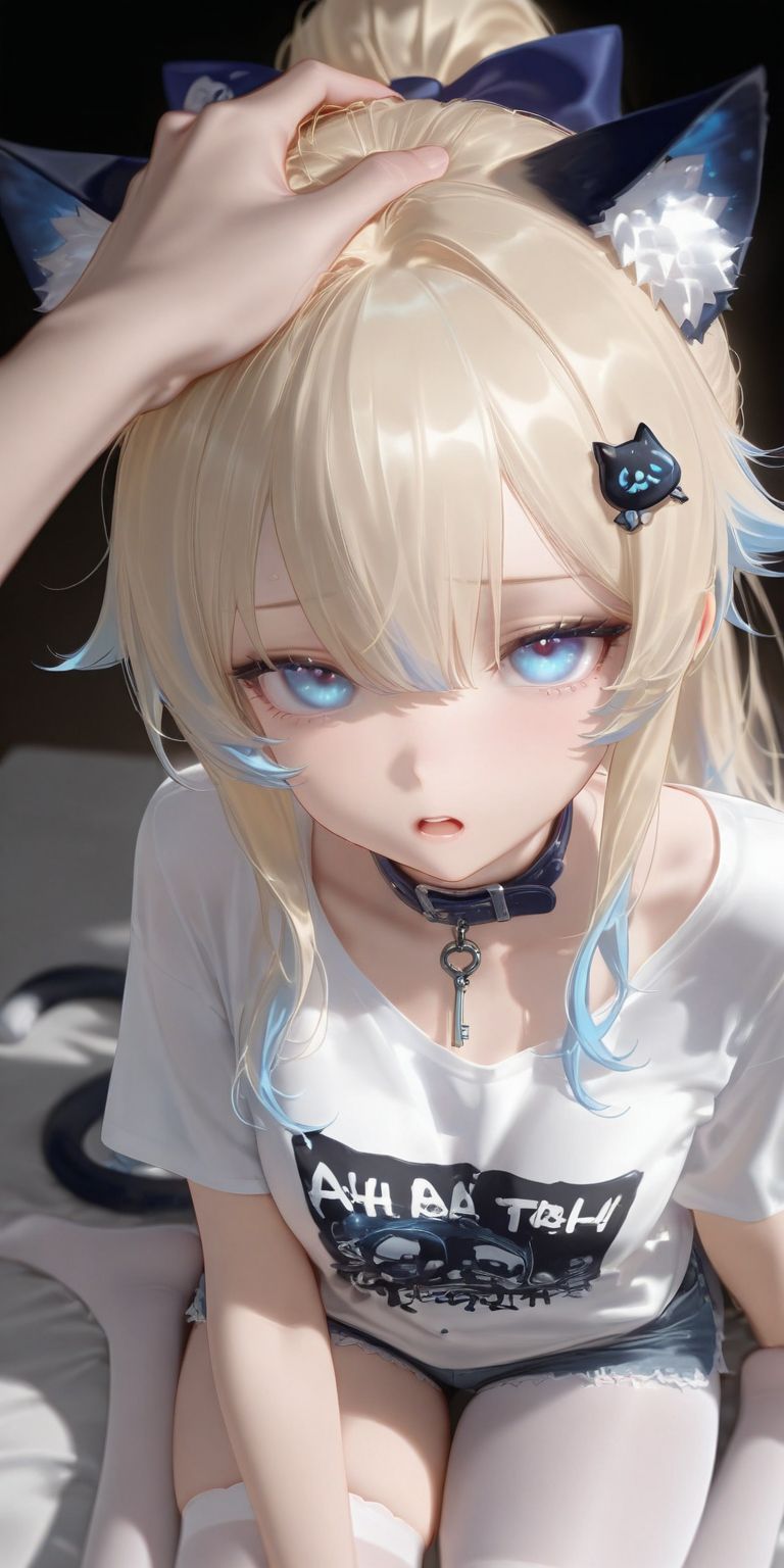 软软的也很可爱 二次元少女猫娘萝莉 壁纸摸摸头,第2张