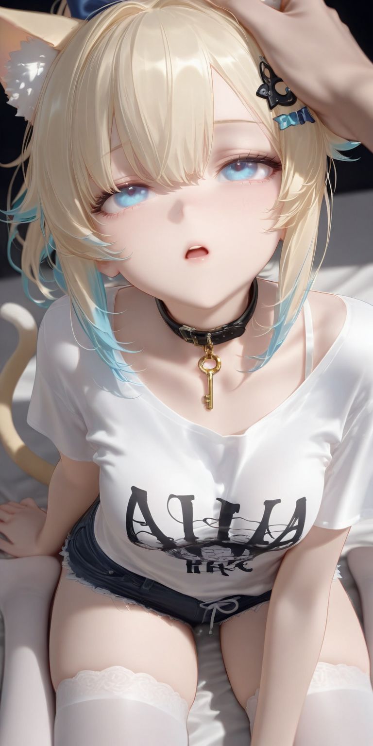 软软的也很可爱 二次元少女猫娘萝莉 壁纸摸摸头,第3张