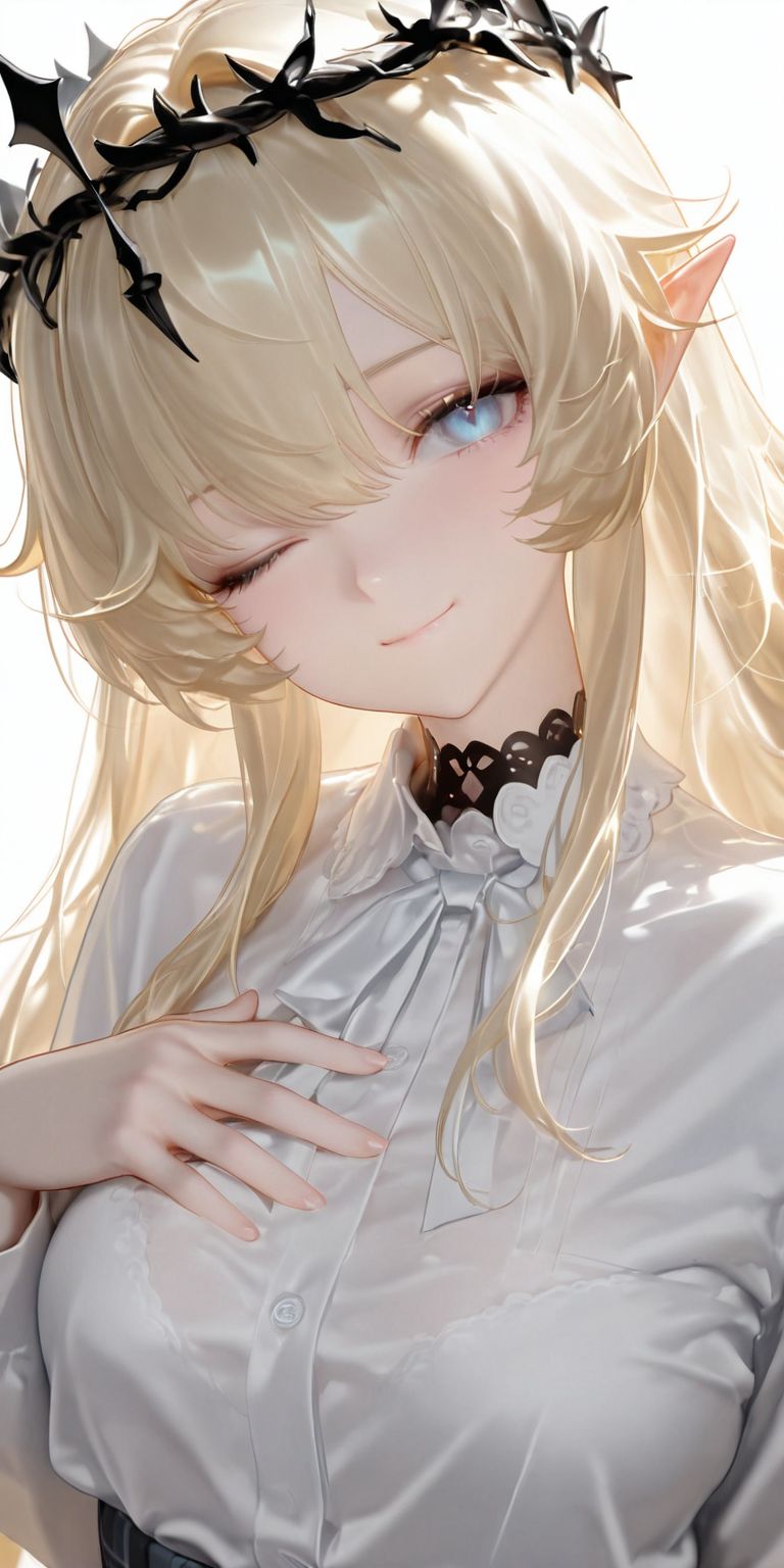鸣潮卡提希娅 二次元ai绘画 俏皮可爱,第1张