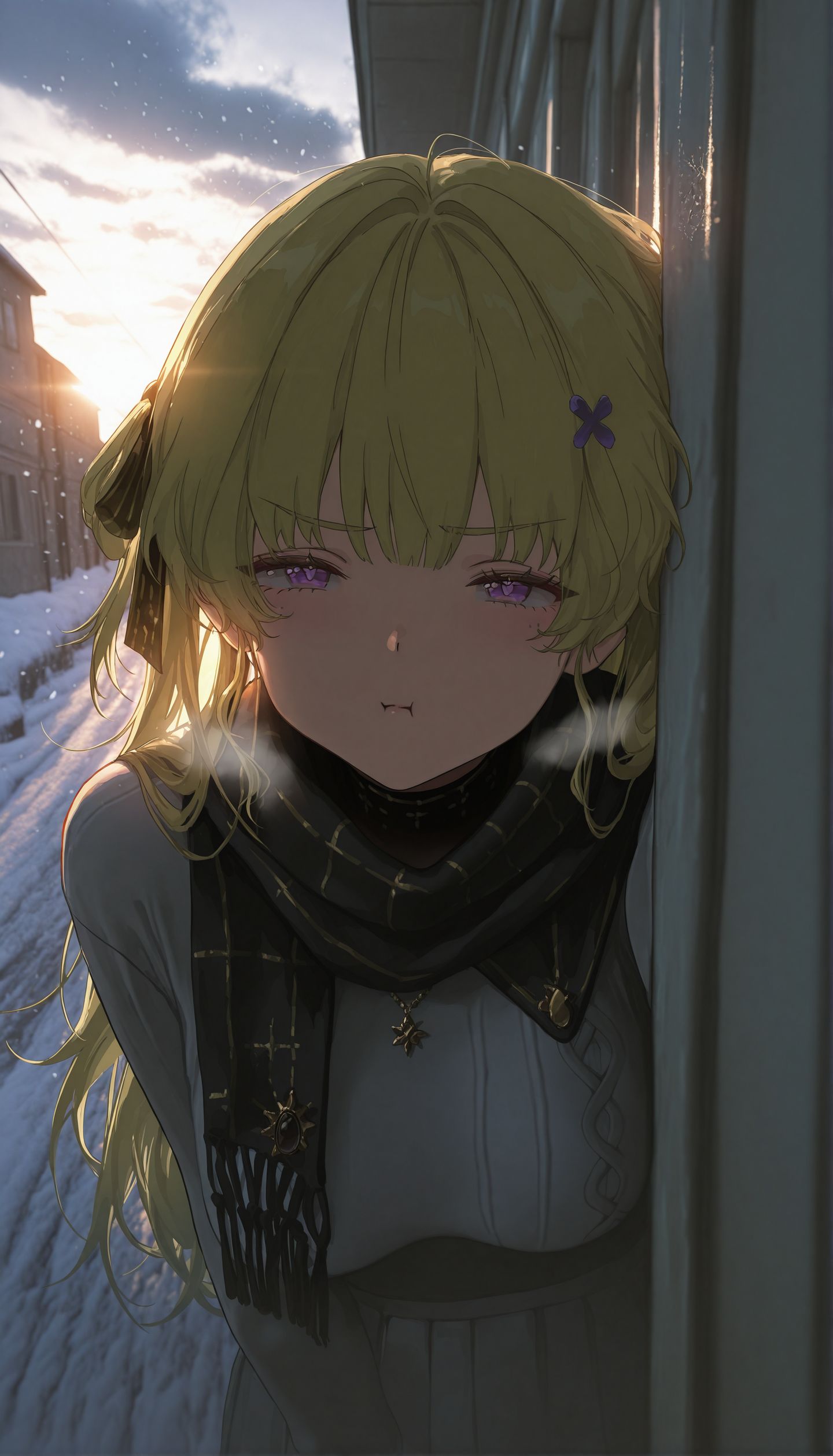 漂泊者，天冷记得加衣。逆光自拍 鸣潮 椿 菲比 ai绘图,第3张